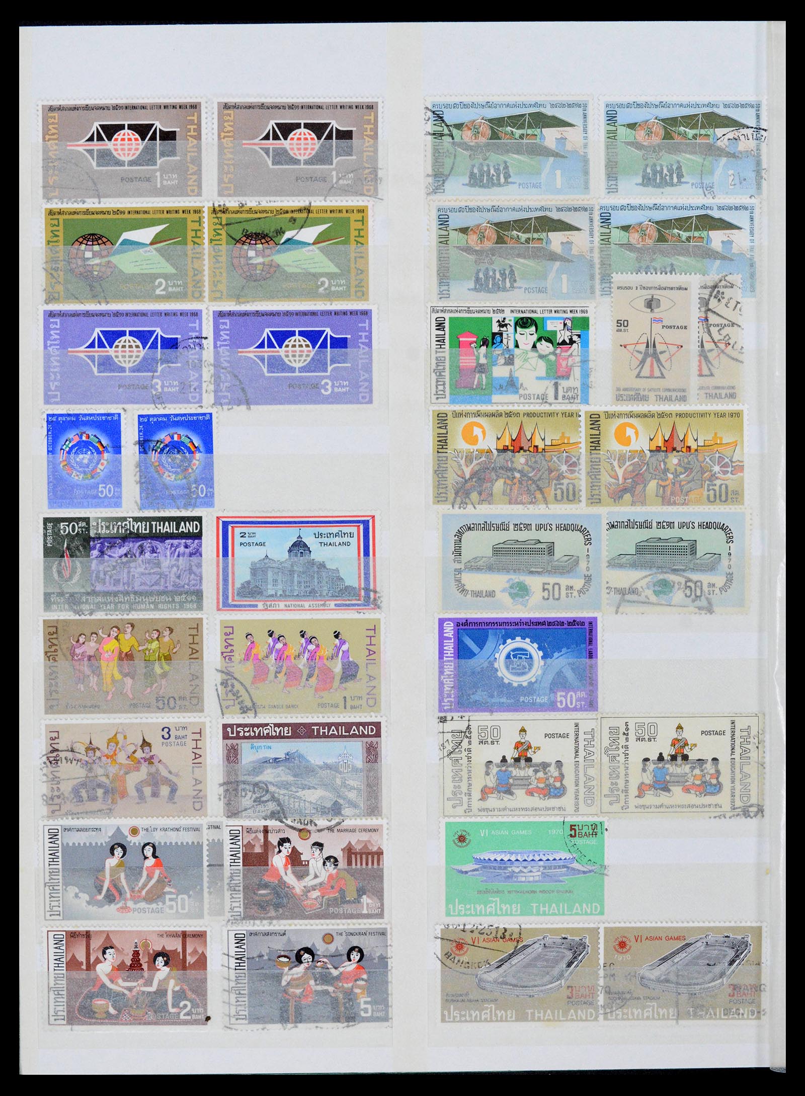 39384 0030 - Postzegelverzameling 39384 Thailand 1883-2014.