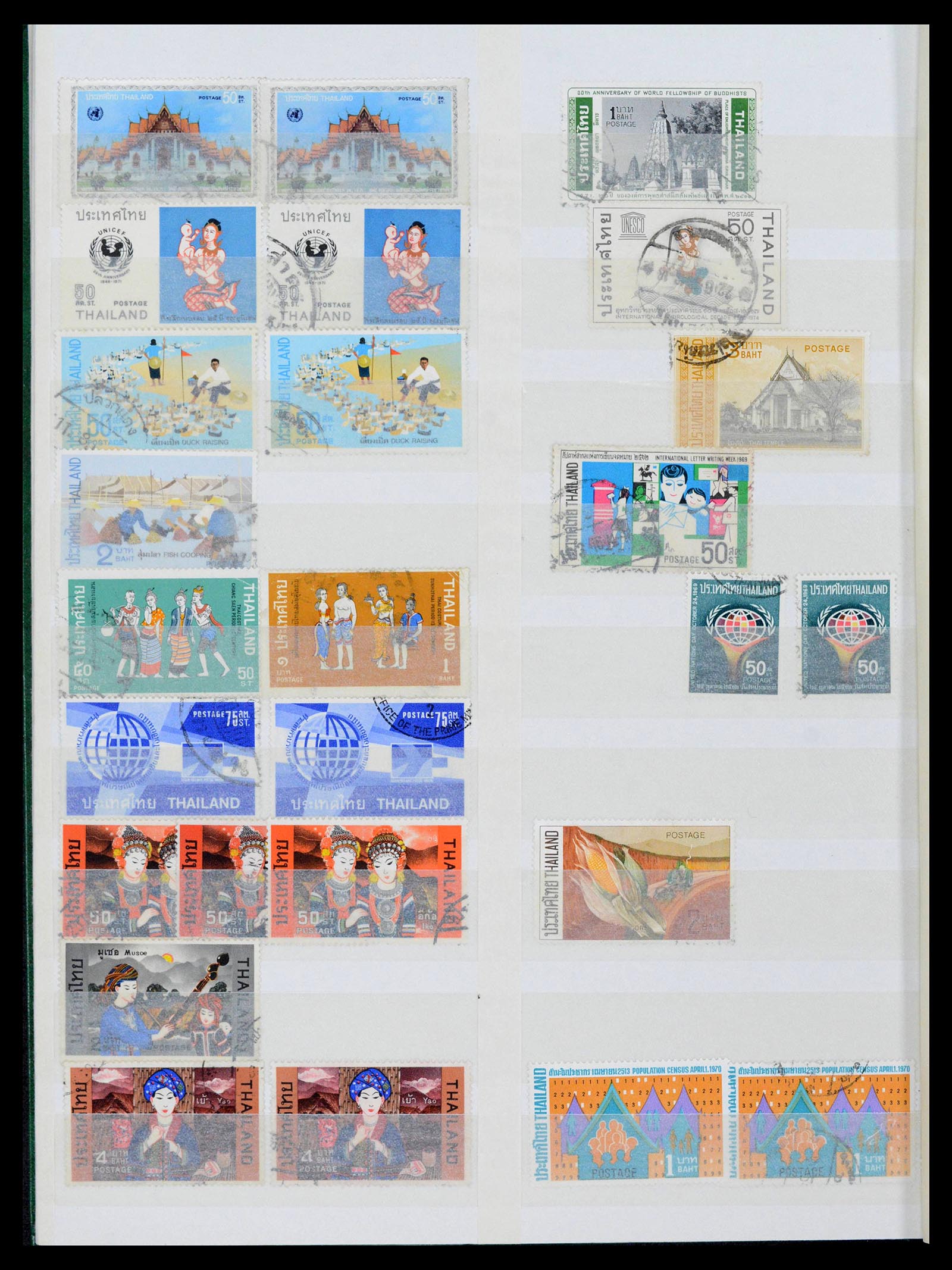 39384 0032 - Postzegelverzameling 39384 Thailand 1883-2014.