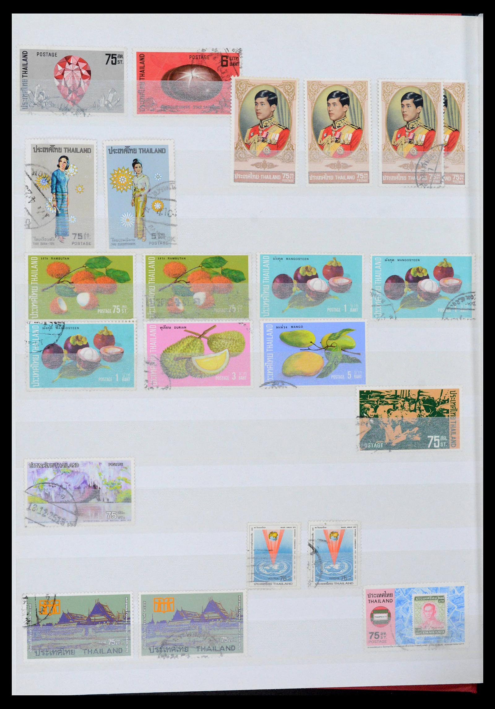 39384 0034 - Postzegelverzameling 39384 Thailand 1883-2014.