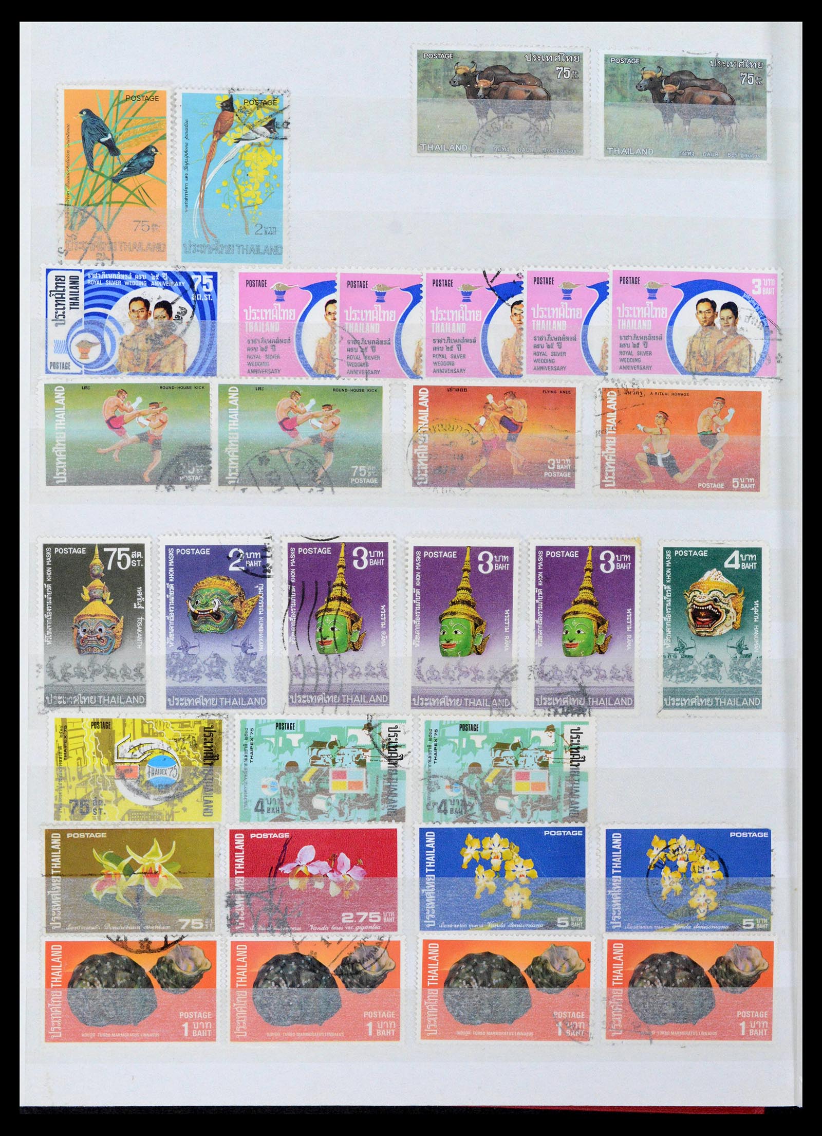 39384 0038 - Postzegelverzameling 39384 Thailand 1883-2014.