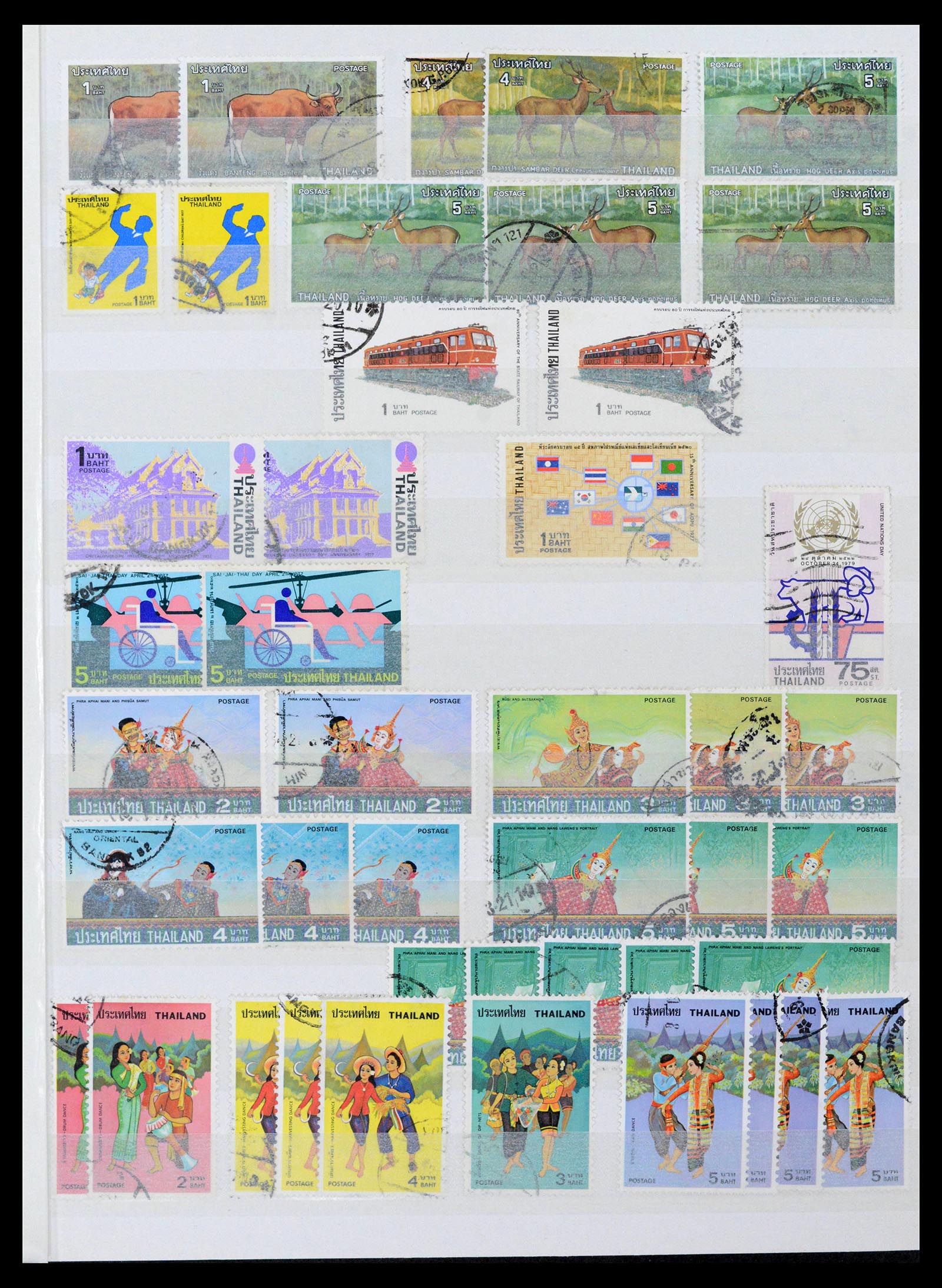 39384 0041 - Stamp collection 39384 Thailand 1883-2014.