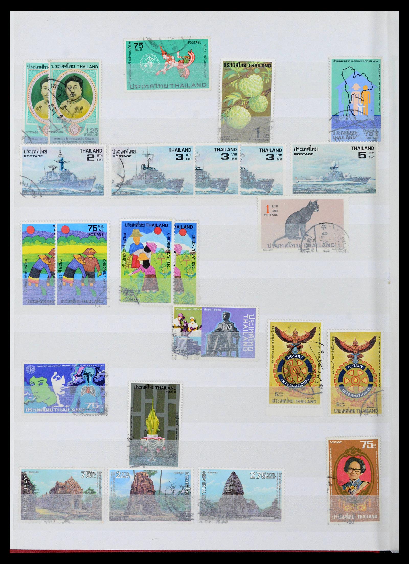 39384 0044 - Postzegelverzameling 39384 Thailand 1883-2014.