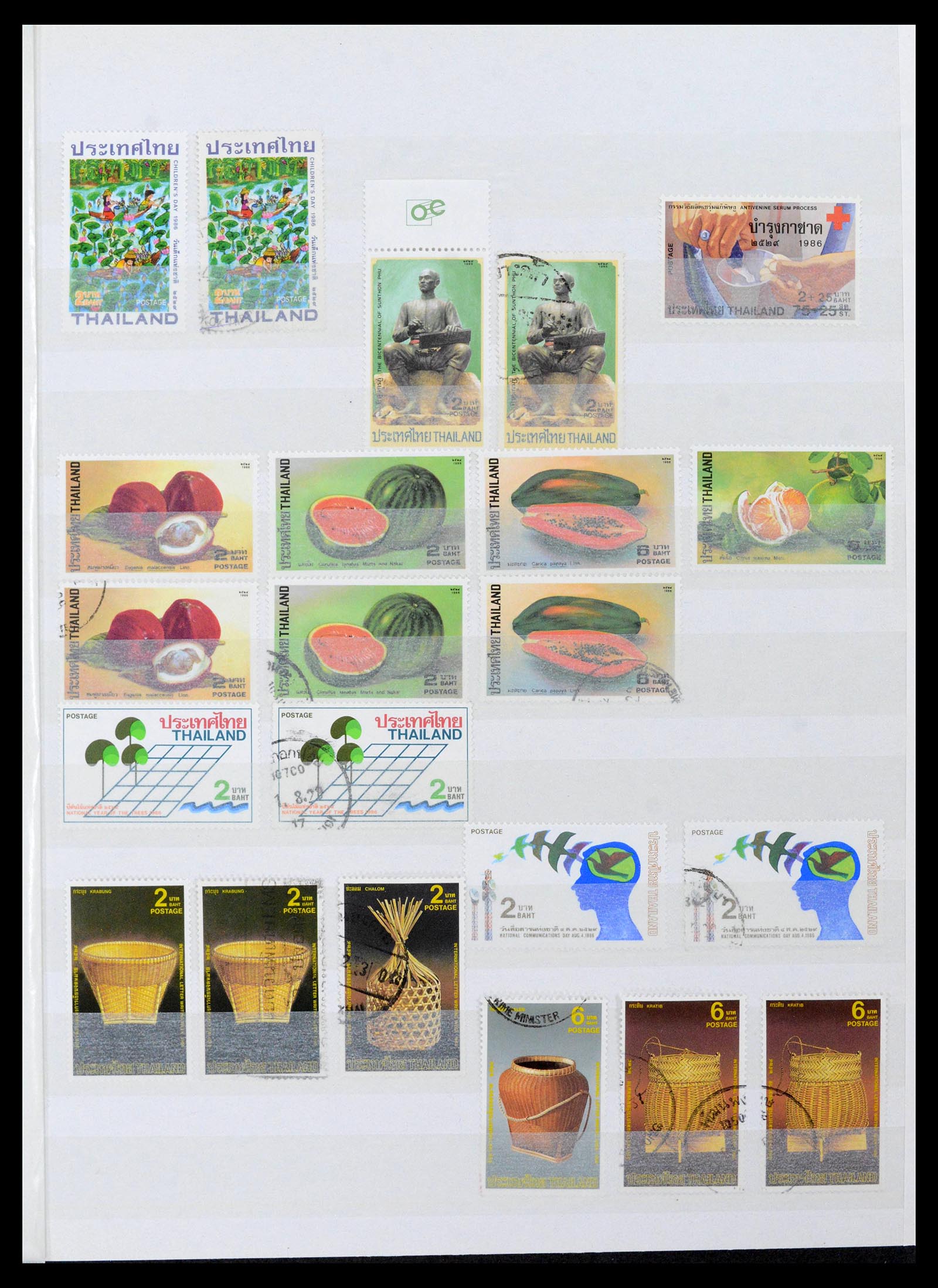 39384 0053 - Postzegelverzameling 39384 Thailand 1883-2014.
