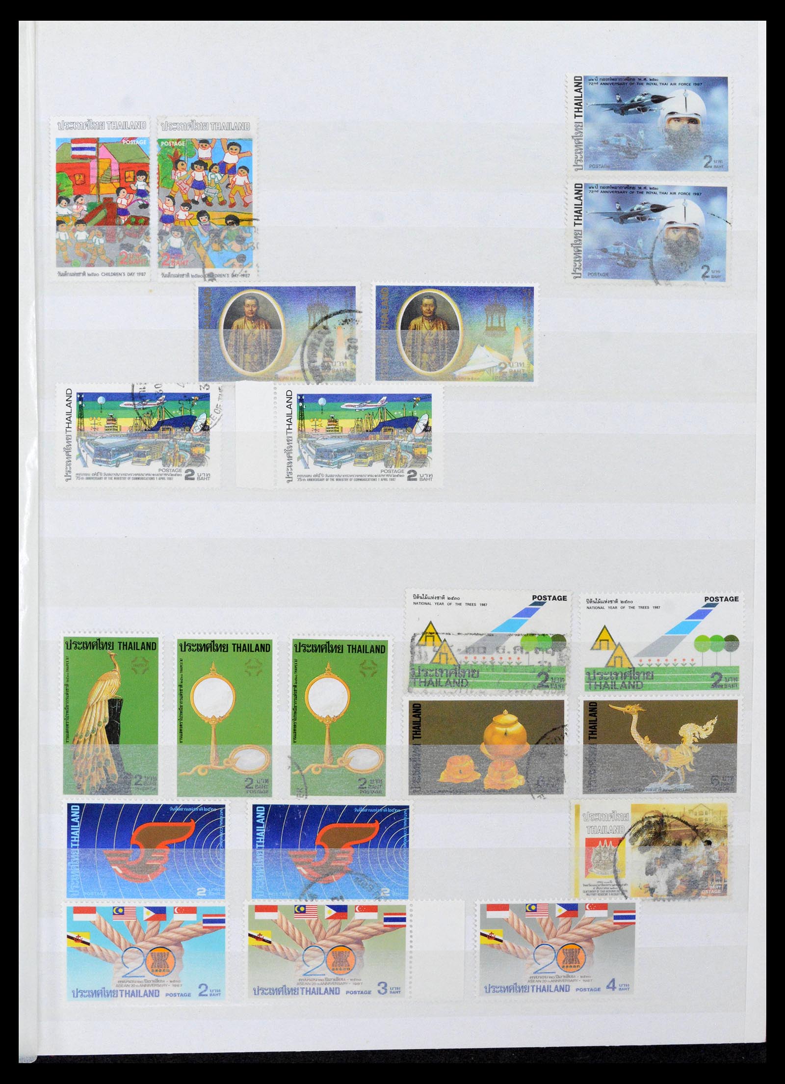 39384 0055 - Postzegelverzameling 39384 Thailand 1883-2014.
