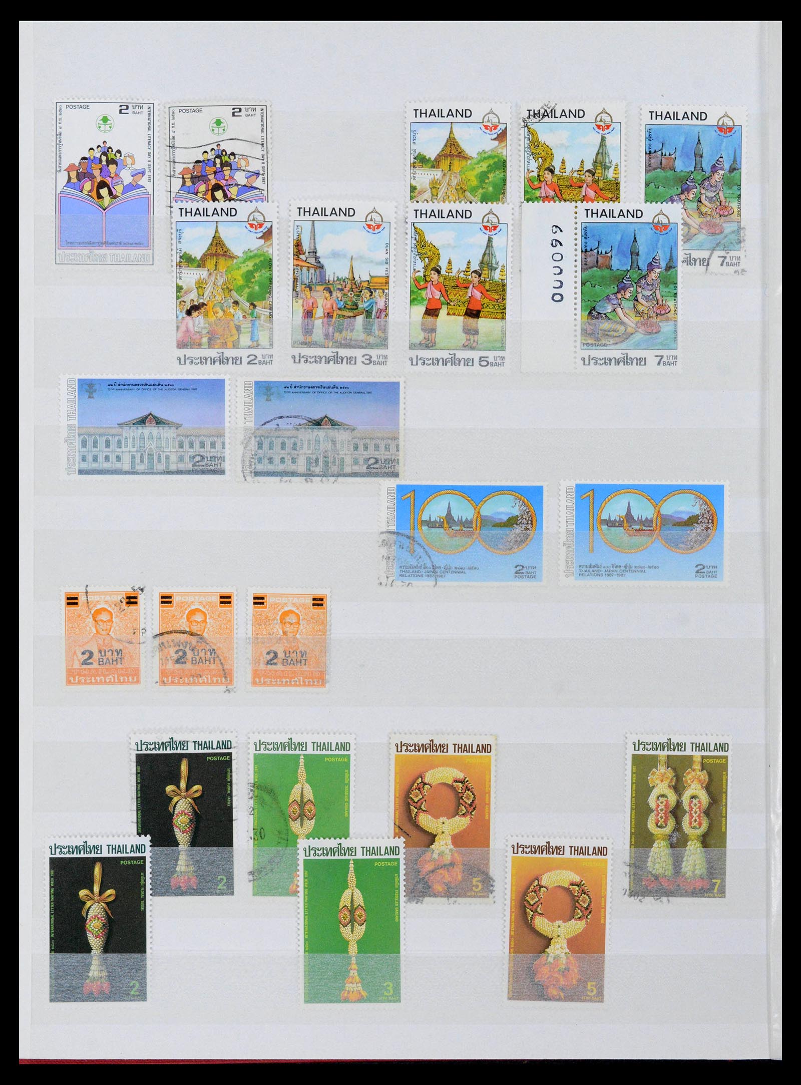 39384 0056 - Postzegelverzameling 39384 Thailand 1883-2014.