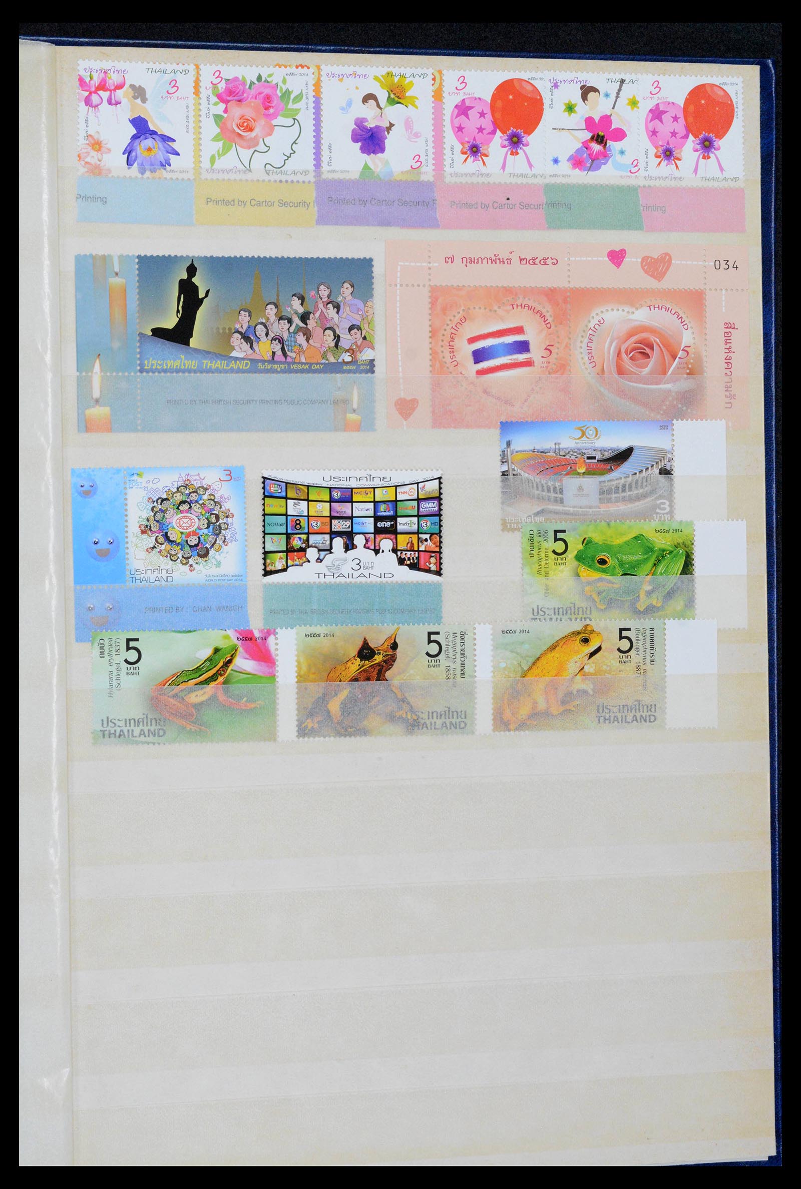 39384 0191 - Postzegelverzameling 39384 Thailand 1883-2014.