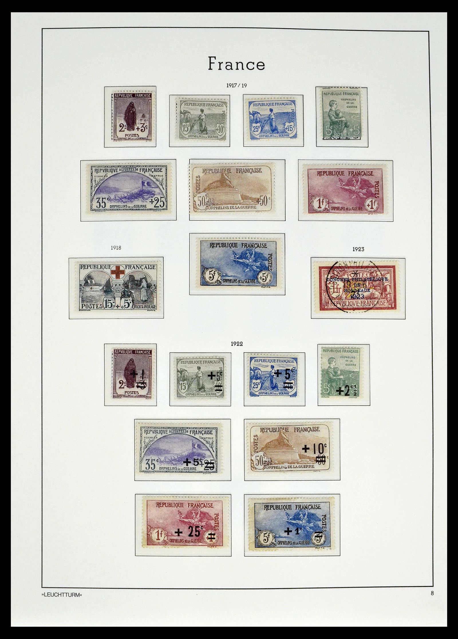39385 0007 - Postzegelverzameling 39385 Frankrijk 1900-1944.