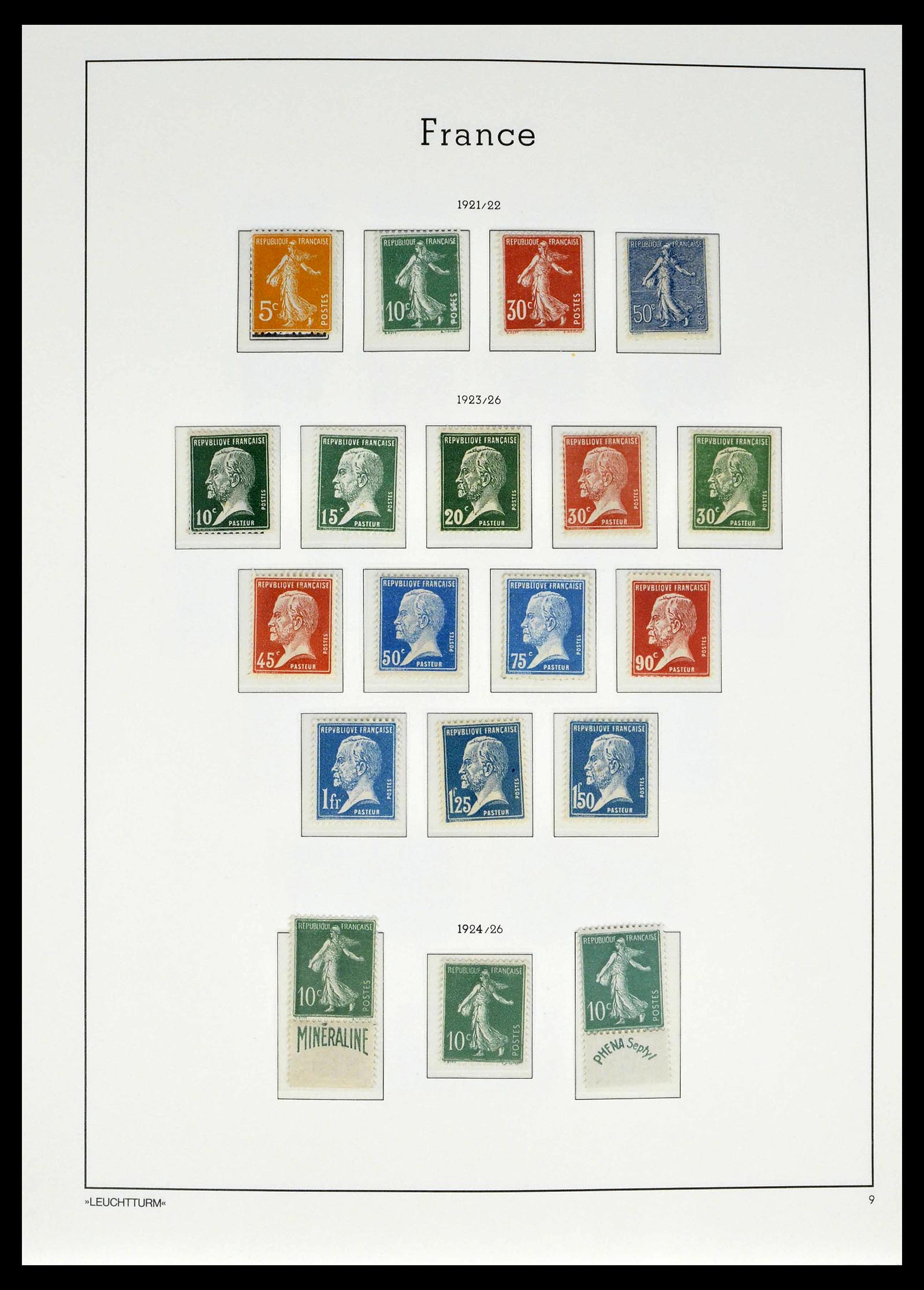 39385 0008 - Postzegelverzameling 39385 Frankrijk 1900-1944.