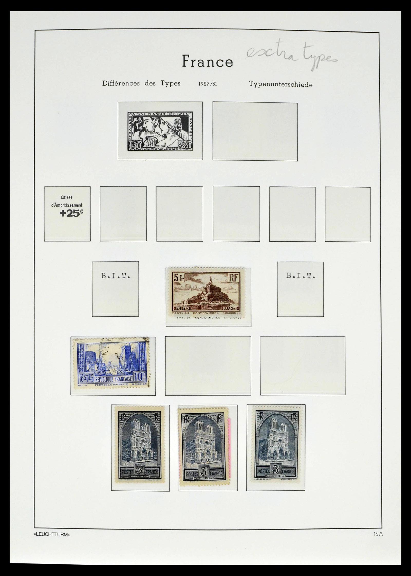 39385 0017 - Postzegelverzameling 39385 Frankrijk 1900-1944.