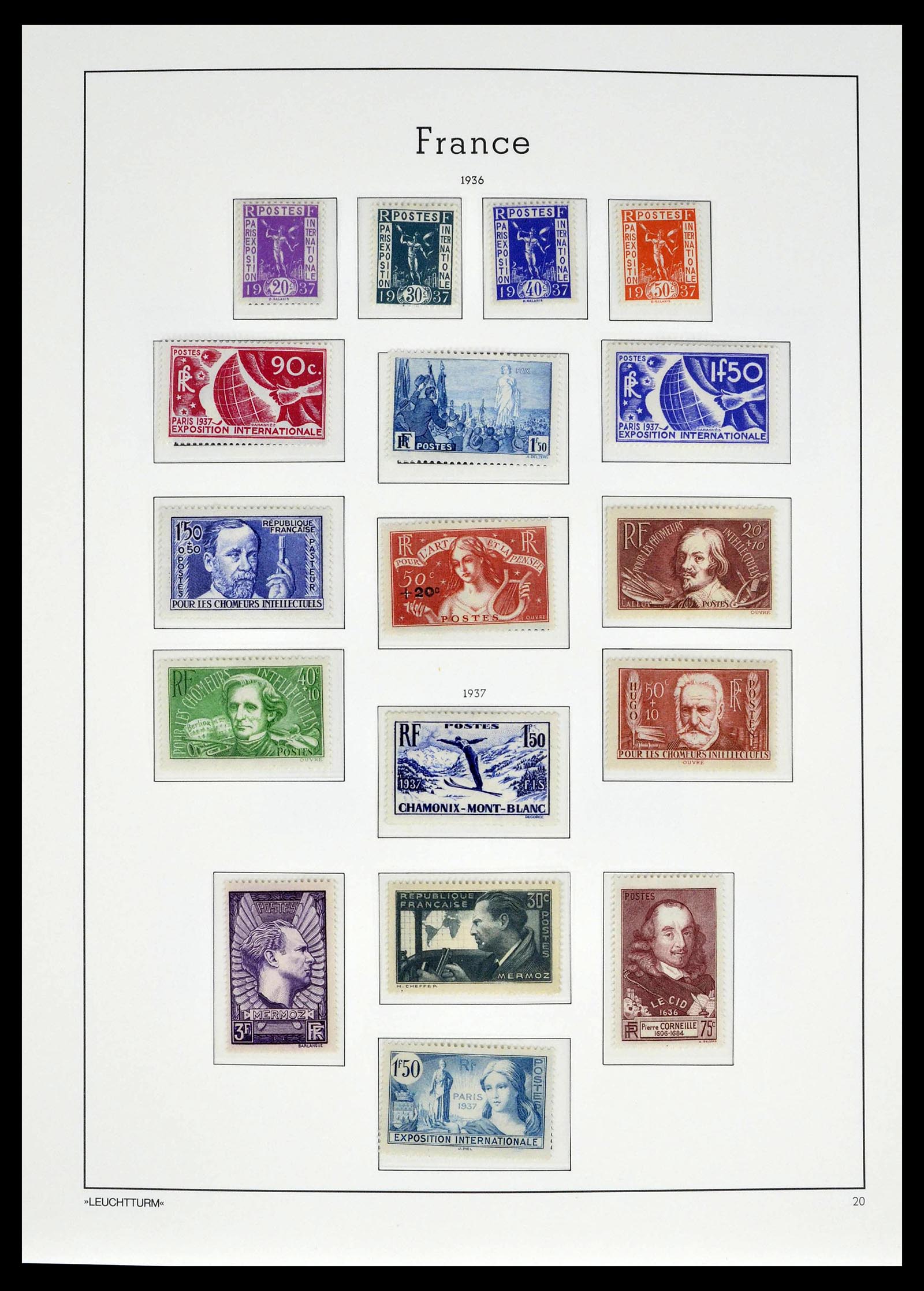 39385 0023 - Postzegelverzameling 39385 Frankrijk 1900-1944.