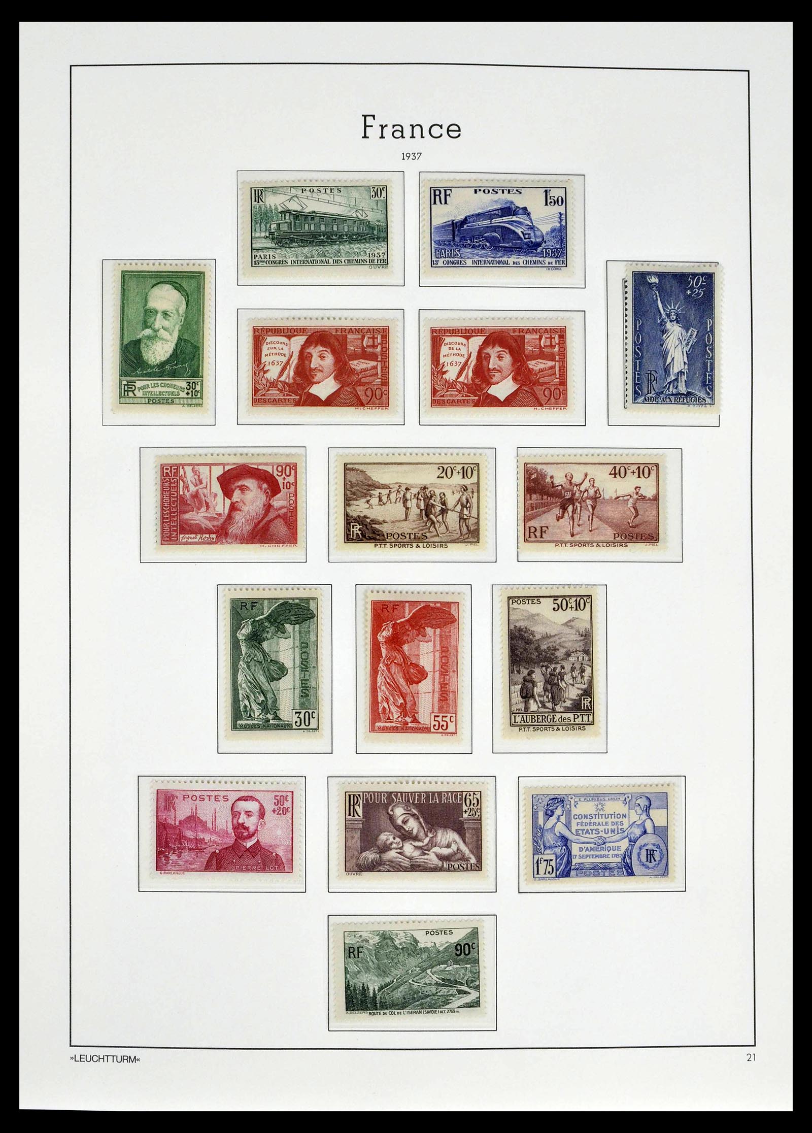 39385 0024 - Postzegelverzameling 39385 Frankrijk 1900-1944.