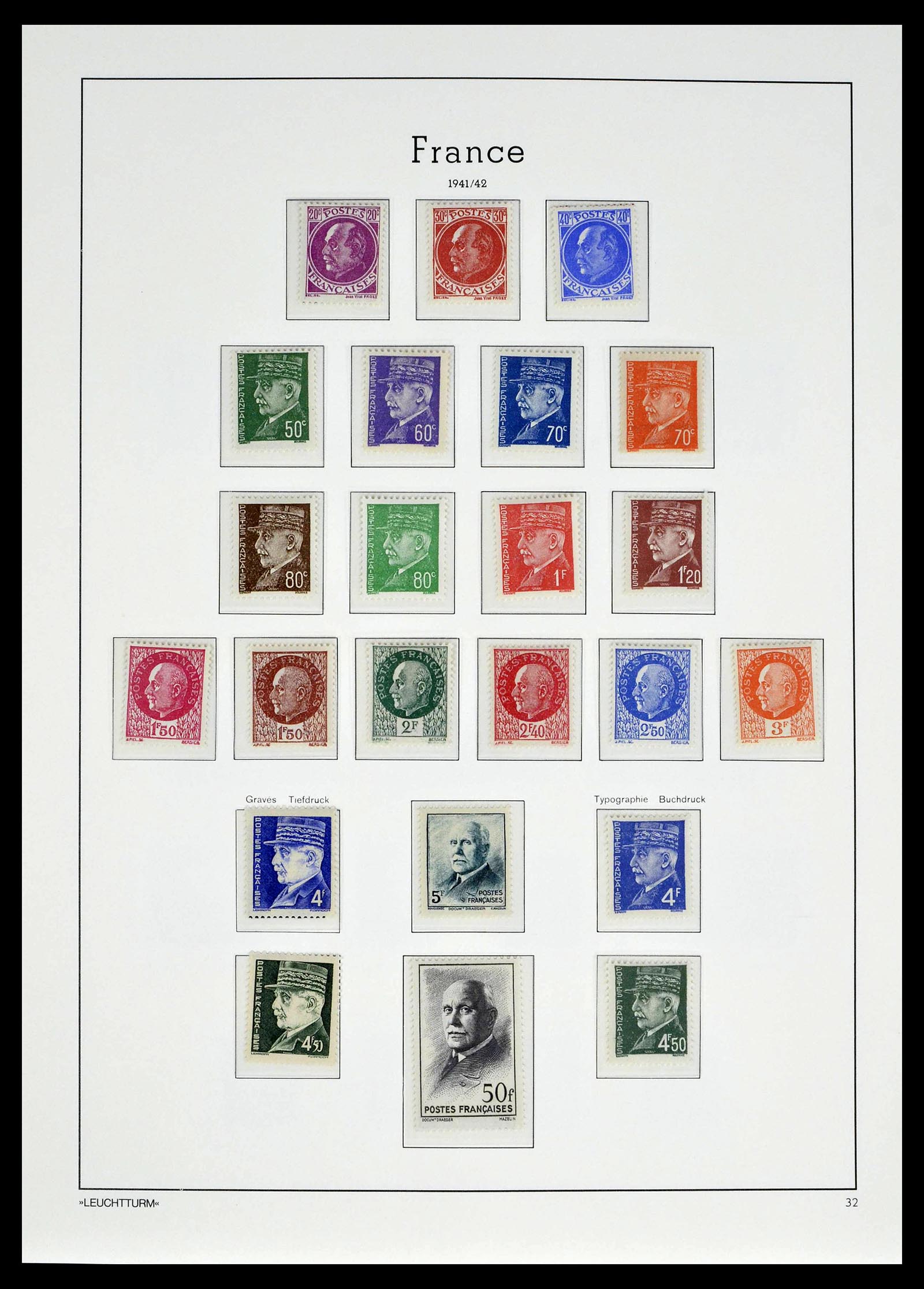 39385 0035 - Postzegelverzameling 39385 Frankrijk 1900-1944.