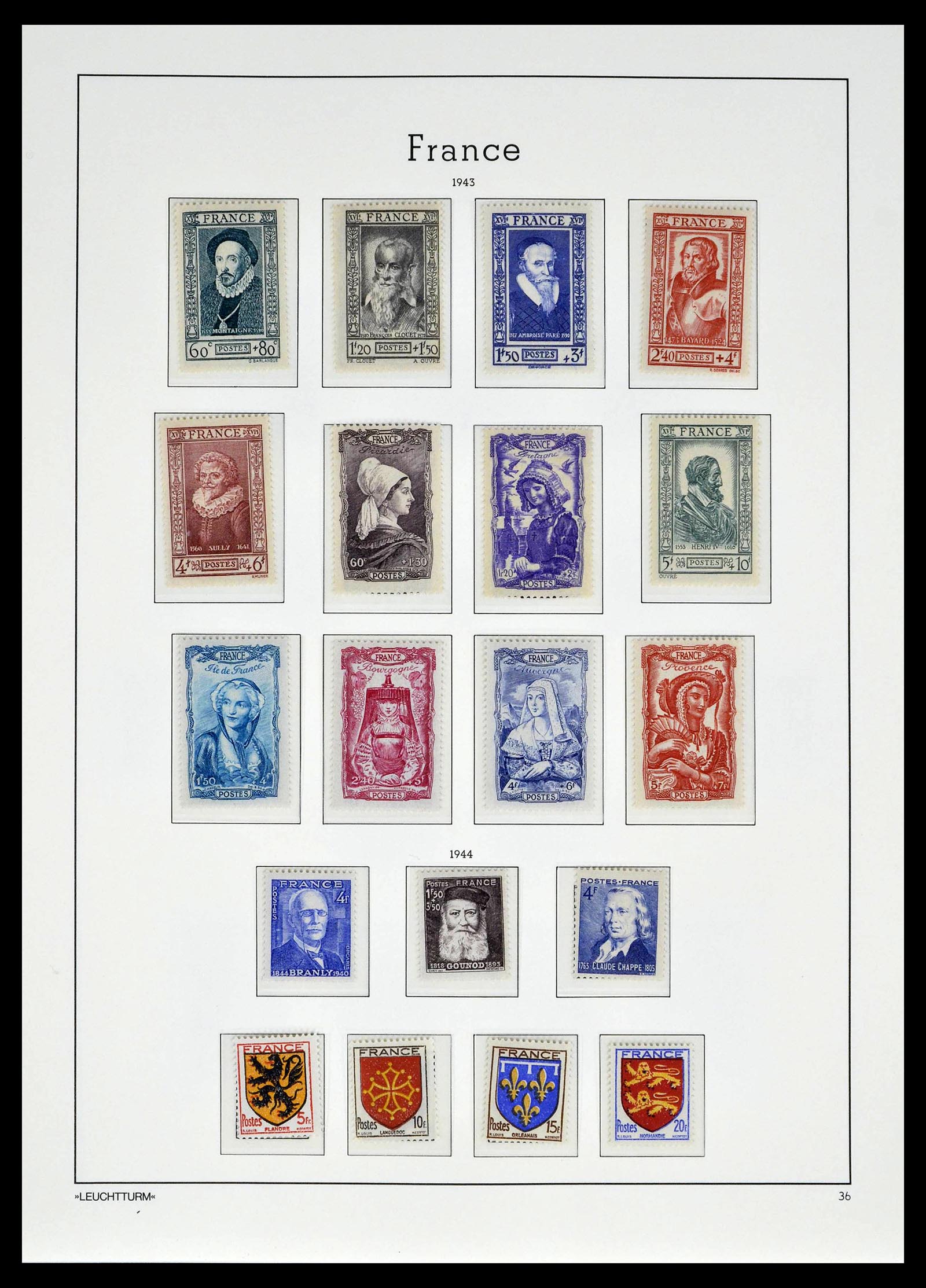 39385 0040 - Postzegelverzameling 39385 Frankrijk 1900-1944.