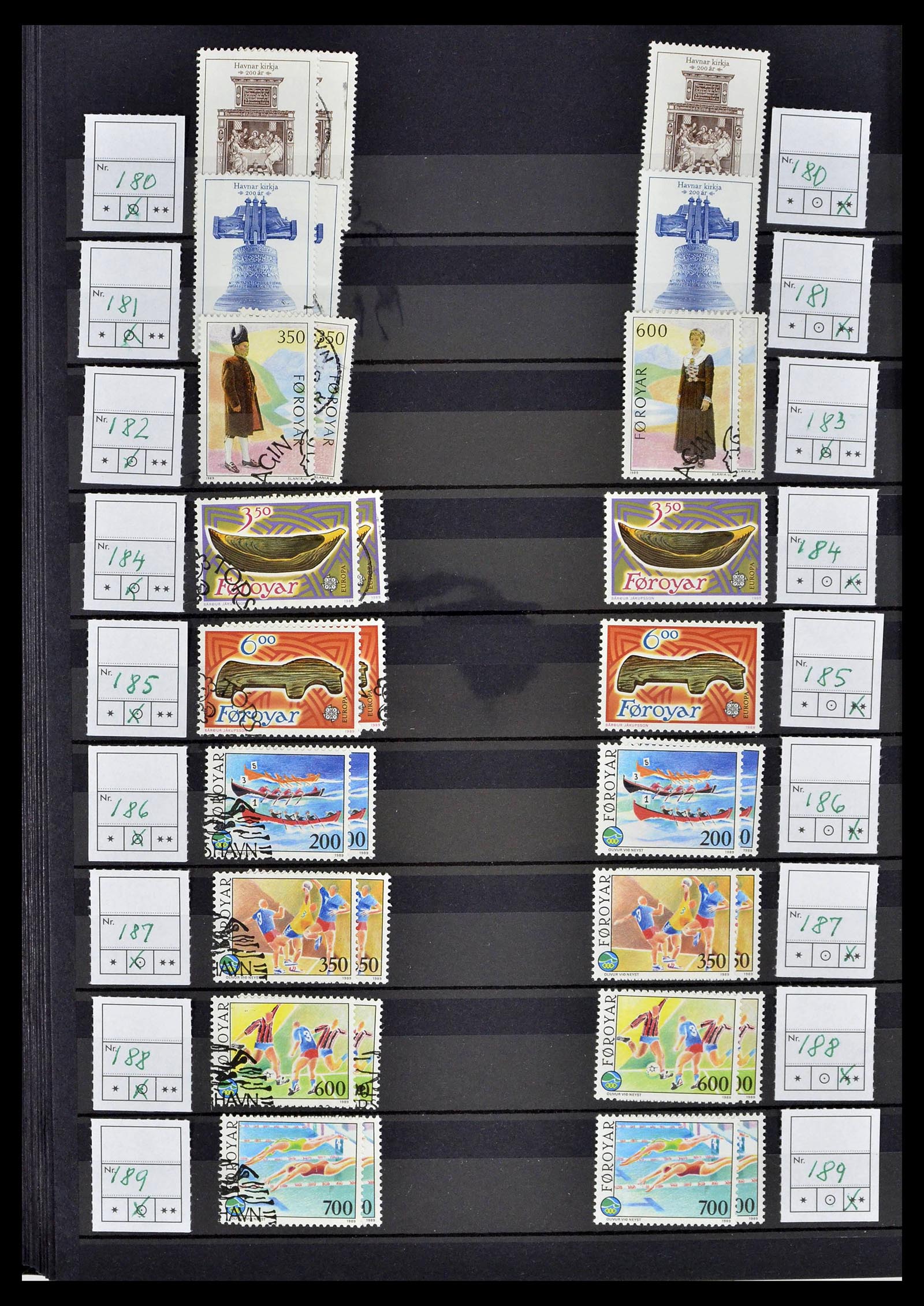 39386 0022 - Postzegelverzameling 39386 Faeroer 1941-2010.