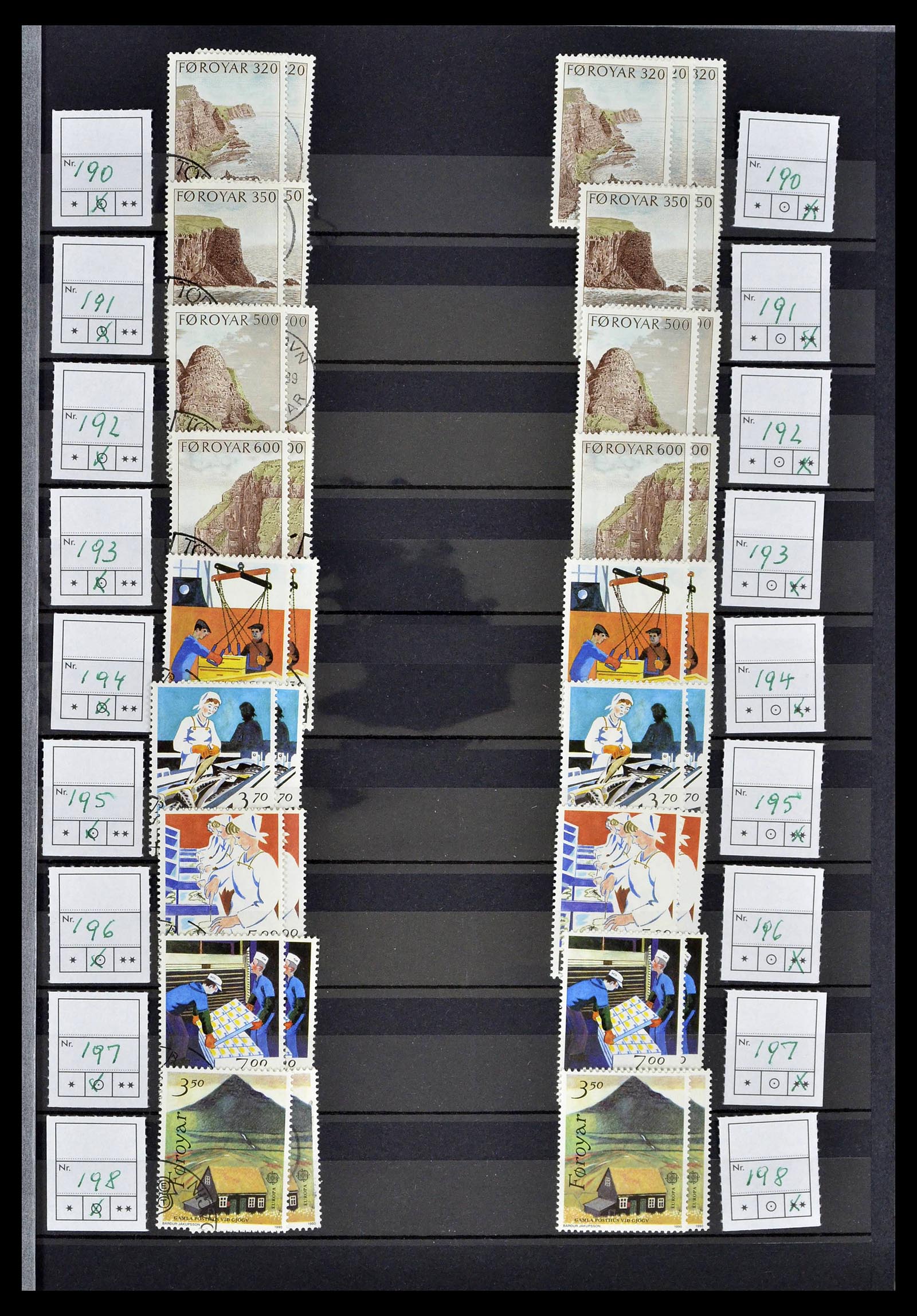 39386 0023 - Postzegelverzameling 39386 Faeroer 1941-2010.