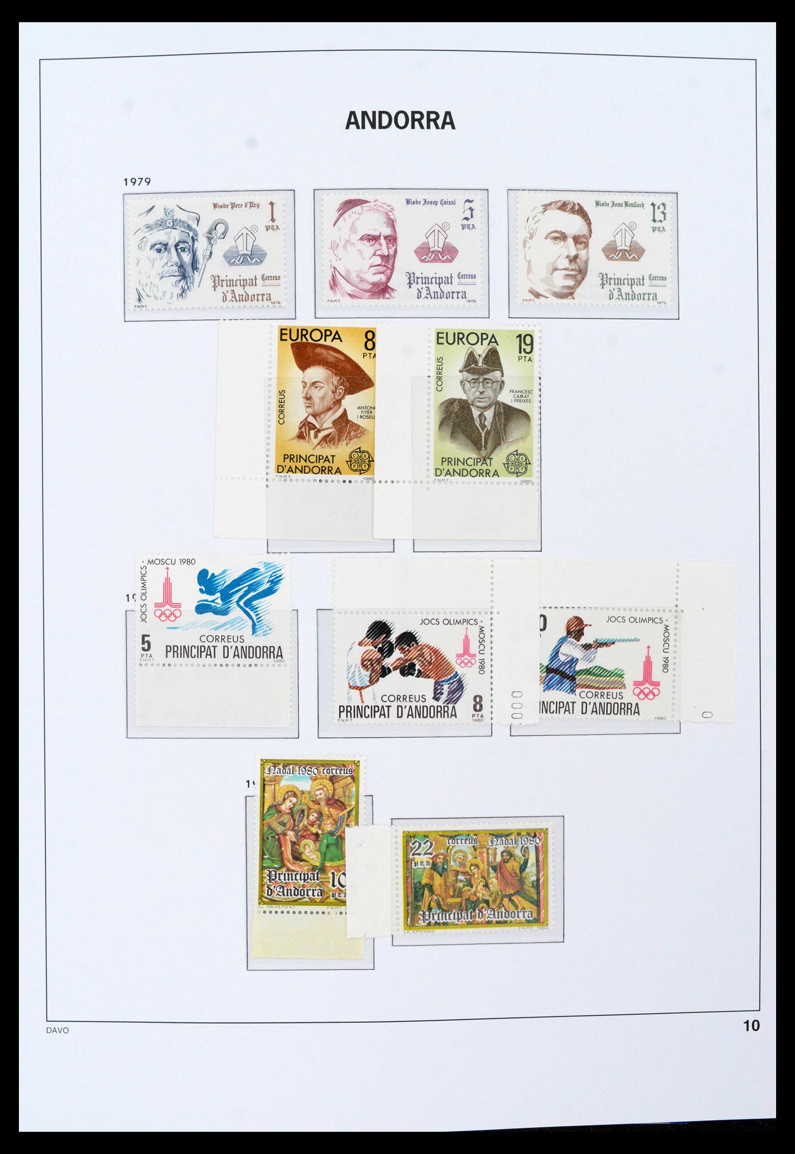 39388 0003 - Postzegelverzameling 39388 Spaans Andorra 1928-2019!