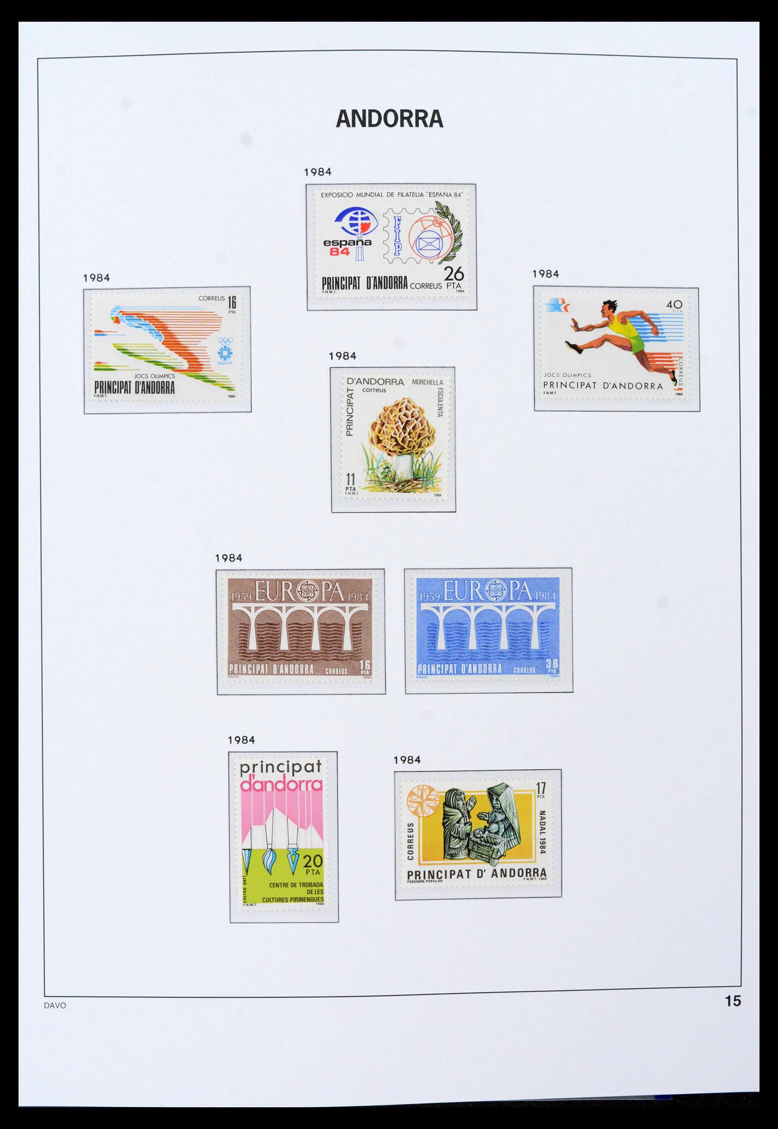 39388 0008 - Stamp collection 39388 Spanish Andorra 1928-2019!