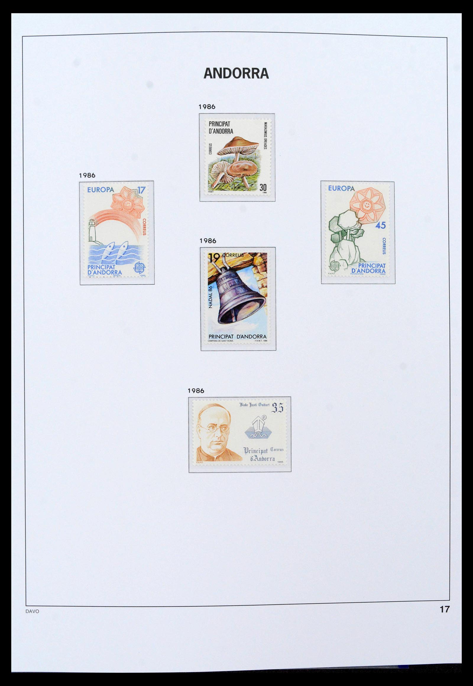 39388 0010 - Postzegelverzameling 39388 Spaans Andorra 1928-2019!
