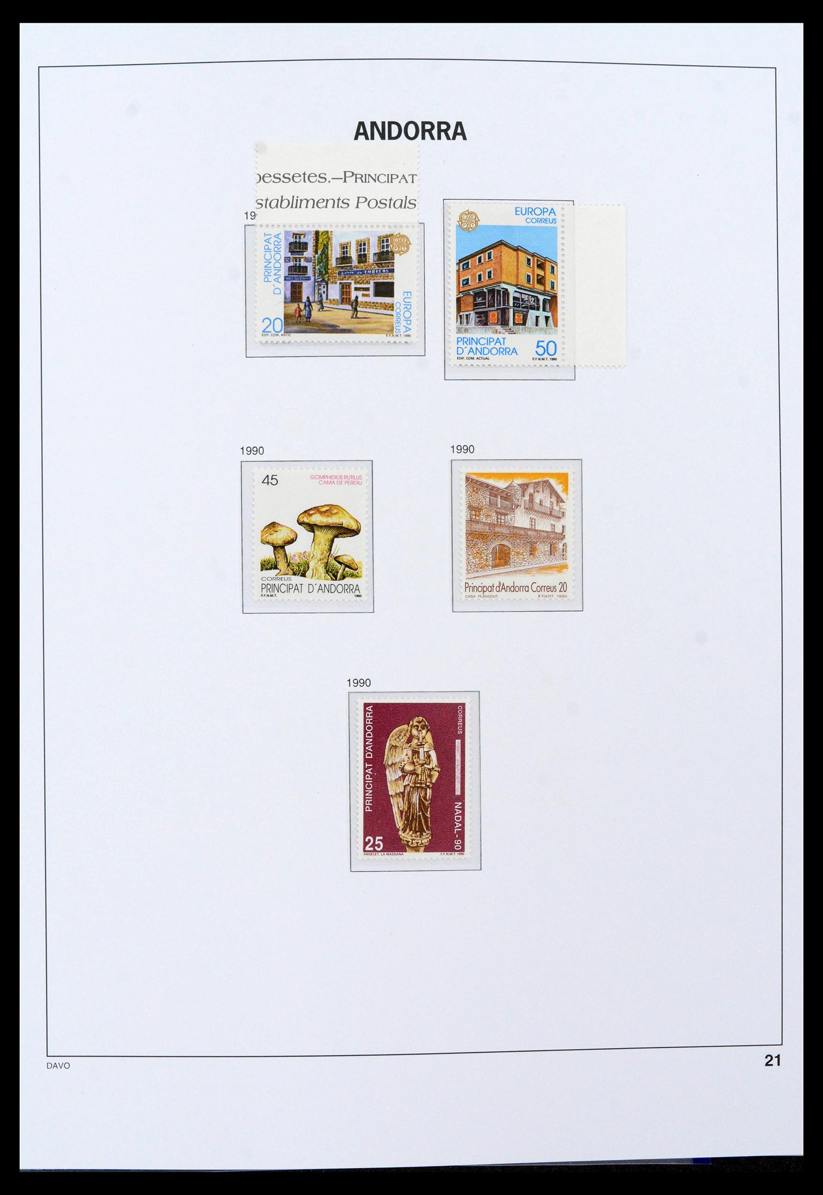 39388 0014 - Postzegelverzameling 39388 Spaans Andorra 1928-2019!