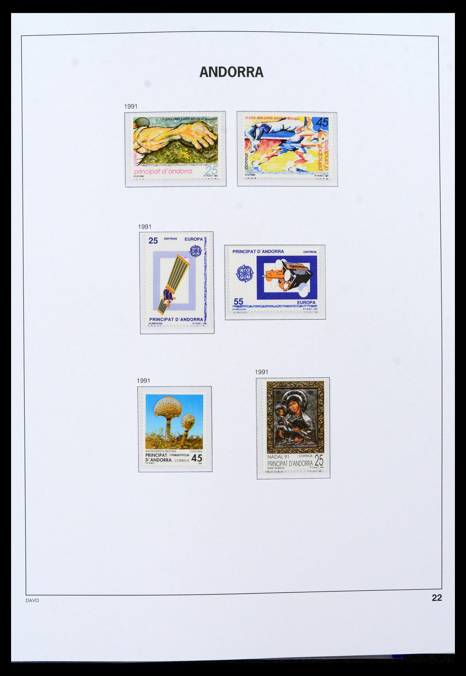 39388 0015 - Postzegelverzameling 39388 Spaans Andorra 1928-2019!