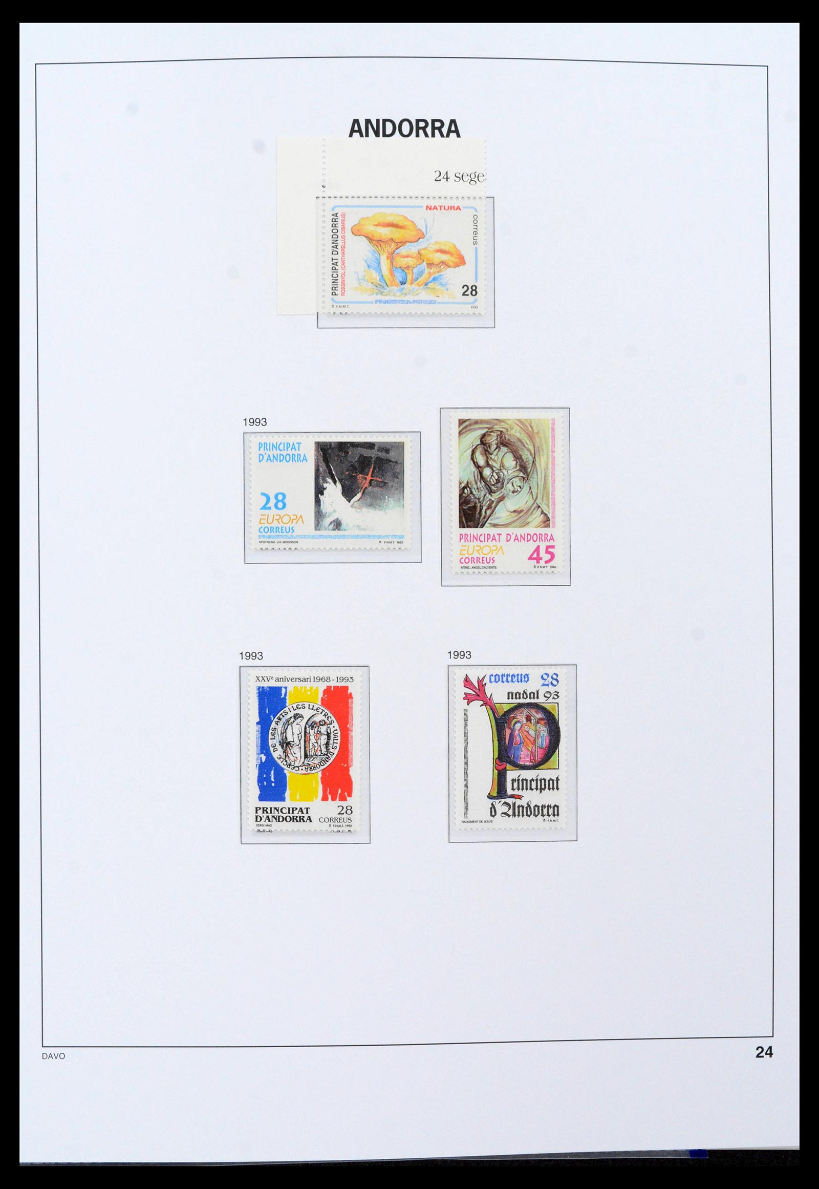 39388 0017 - Postzegelverzameling 39388 Spaans Andorra 1928-2019!