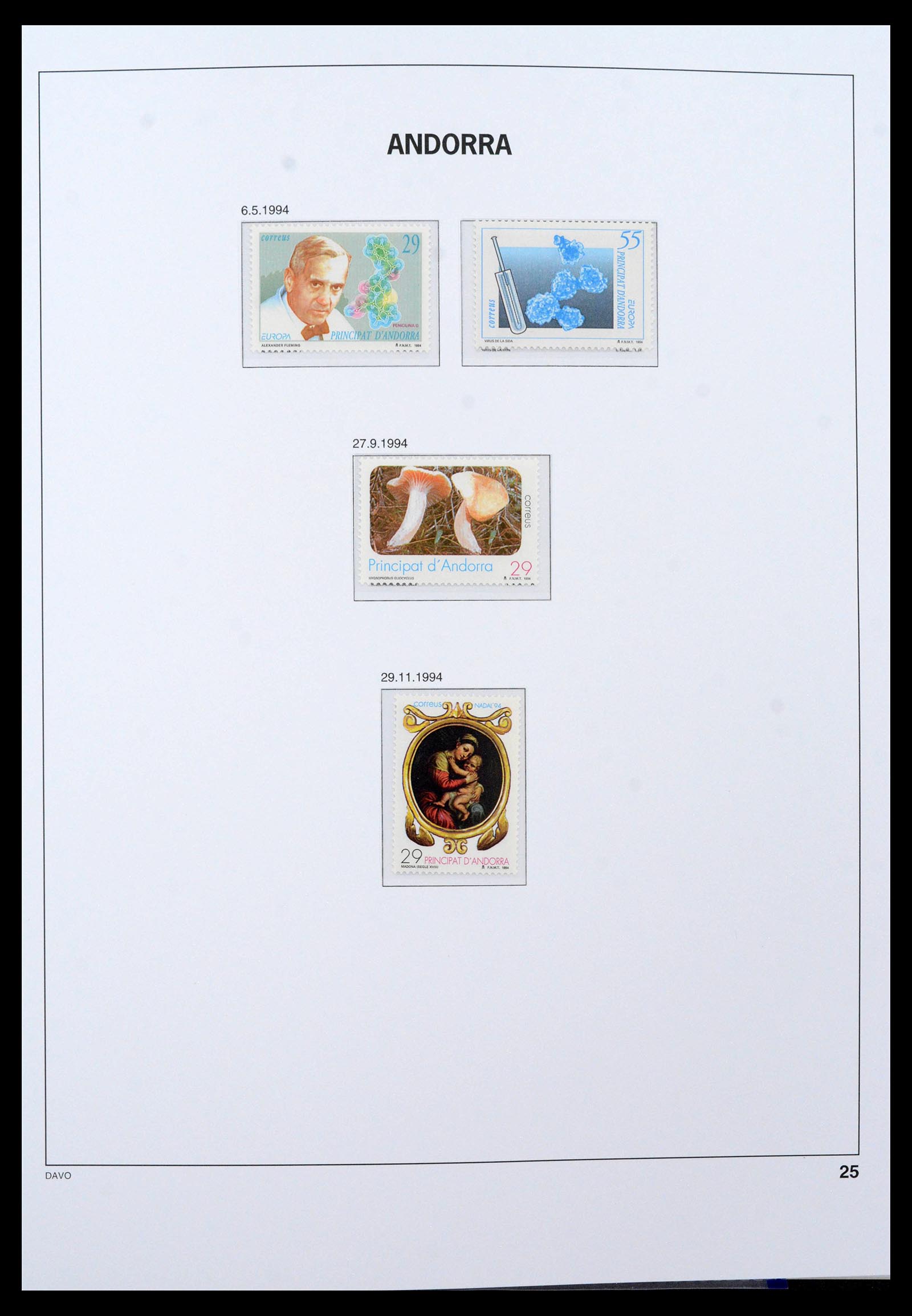 39388 0018 - Postzegelverzameling 39388 Spaans Andorra 1928-2019!