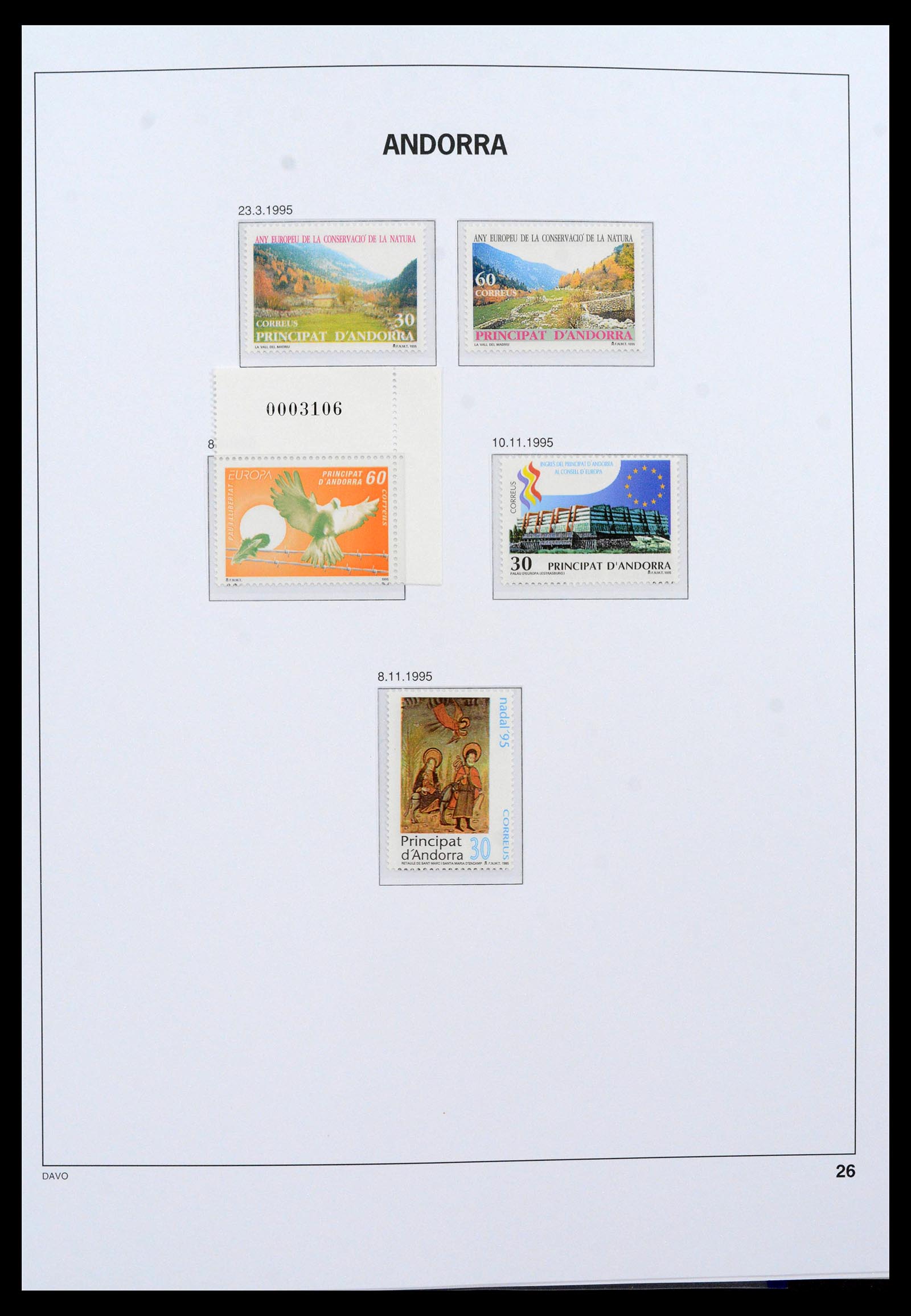 39388 0019 - Postzegelverzameling 39388 Spaans Andorra 1928-2019!