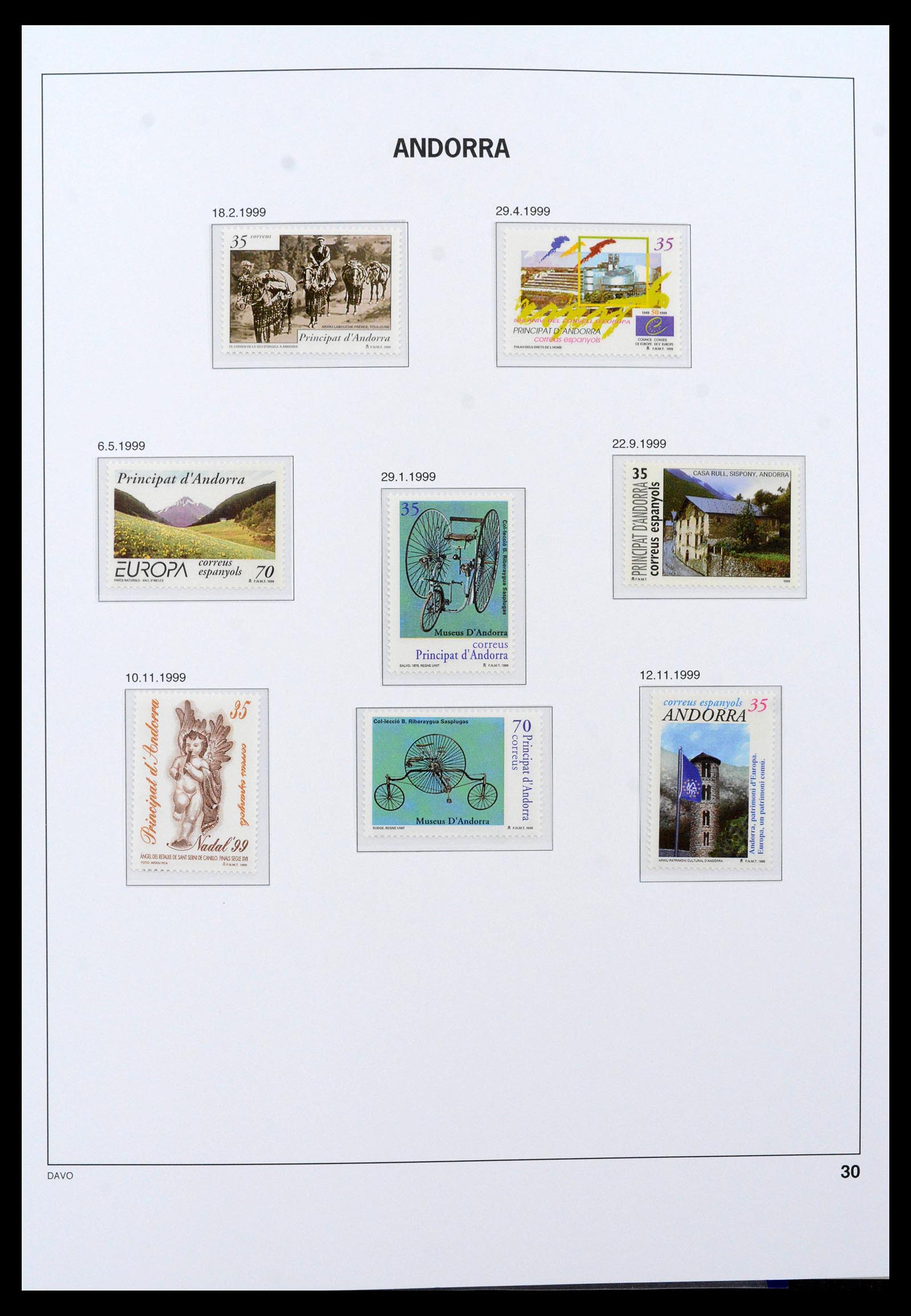 39388 0023 - Stamp collection 39388 Spanish Andorra 1928-2019!