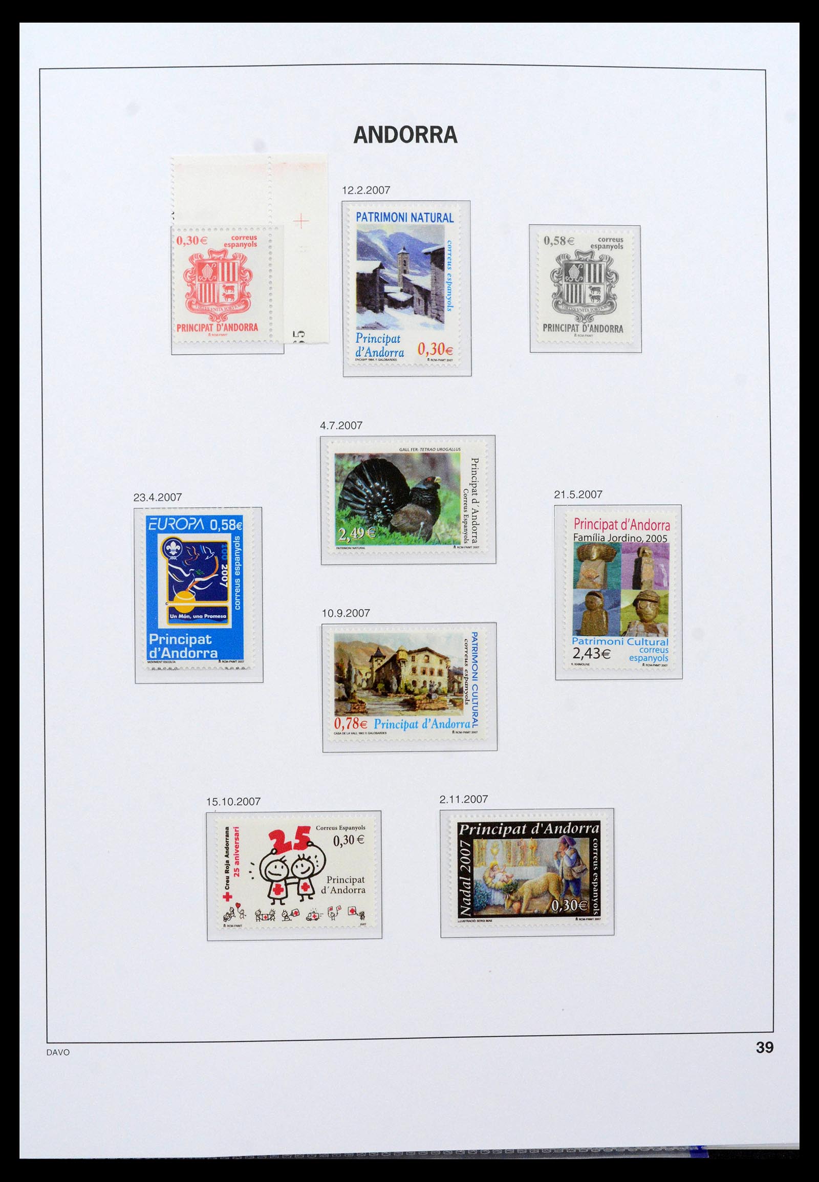 39388 0032 - Stamp collection 39388 Spanish Andorra 1928-2019!