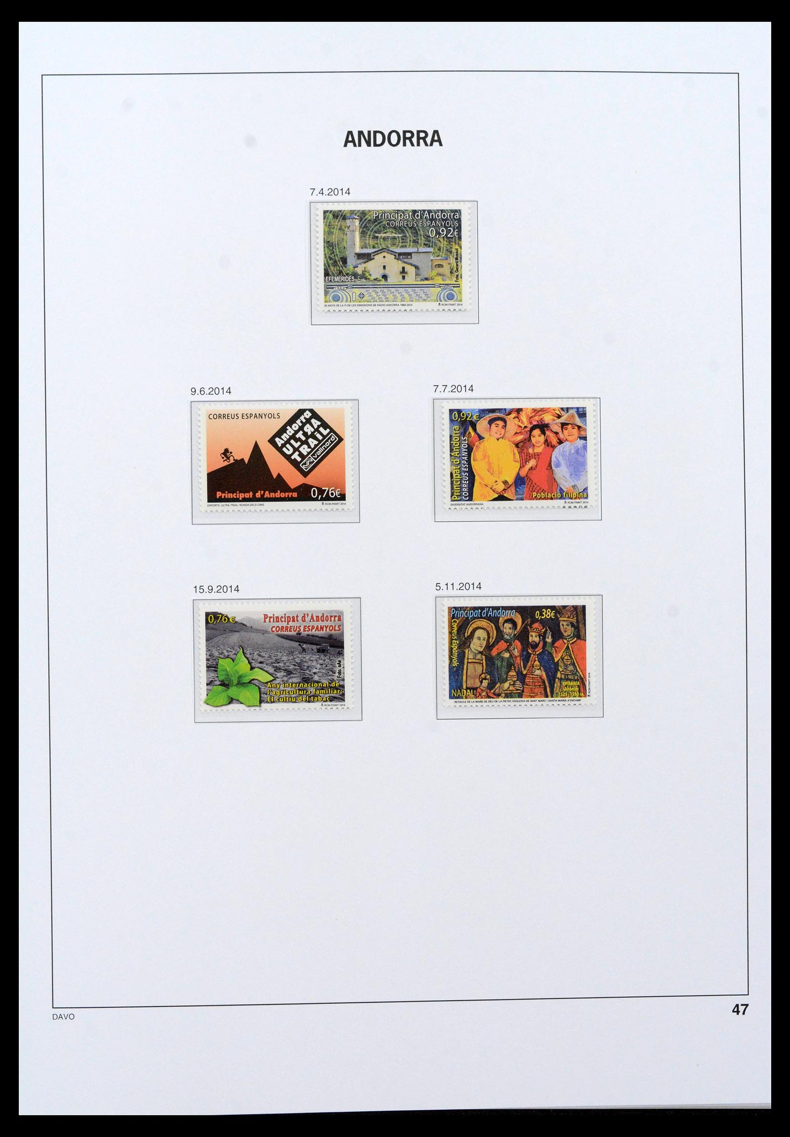 39388 0042 - Postzegelverzameling 39388 Spaans Andorra 1928-2019!