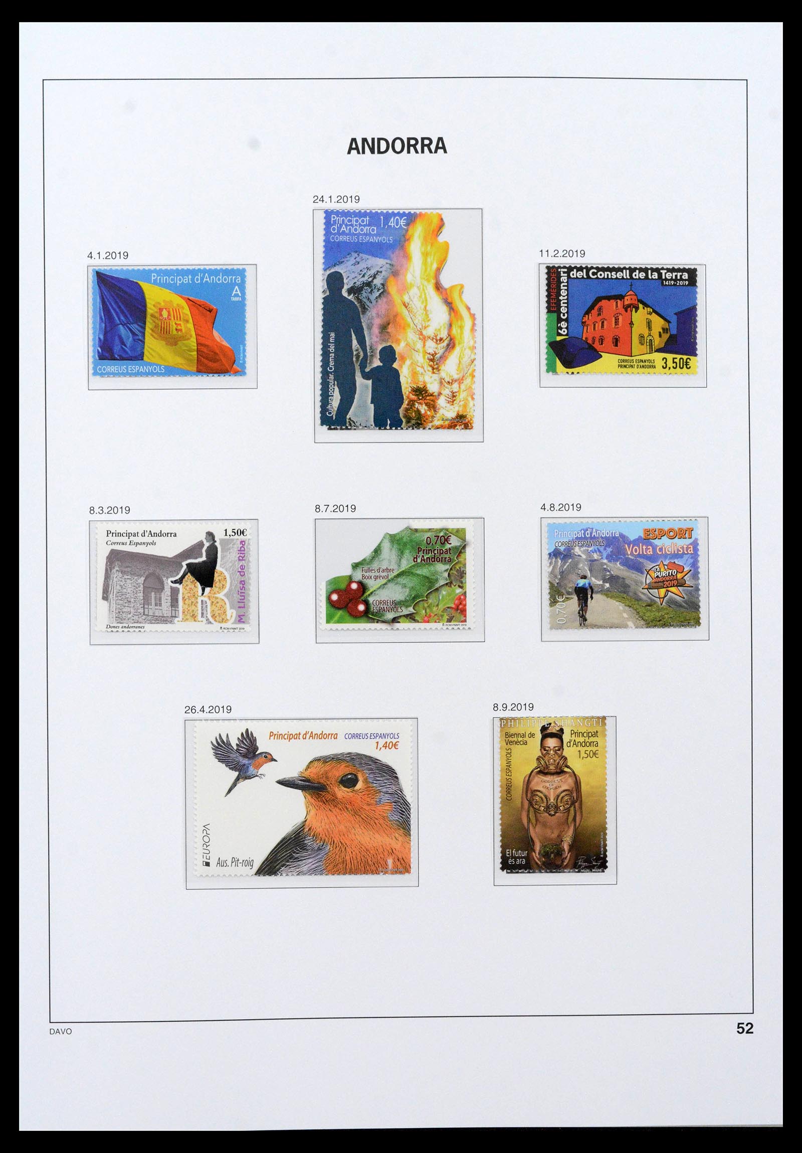 39388 0047 - Postzegelverzameling 39388 Spaans Andorra 1928-2019!