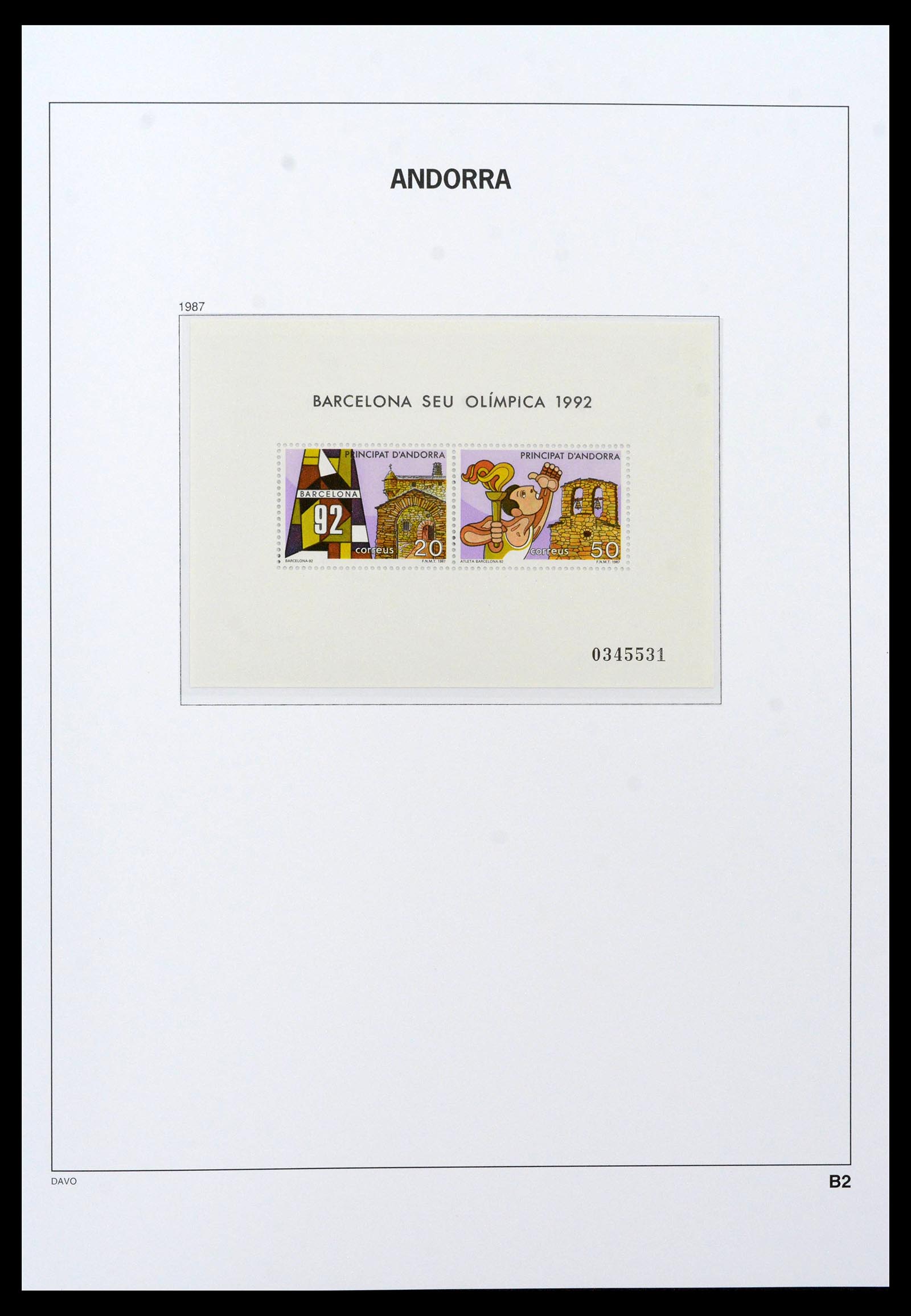 39388 0050 - Postzegelverzameling 39388 Spaans Andorra 1928-2019!