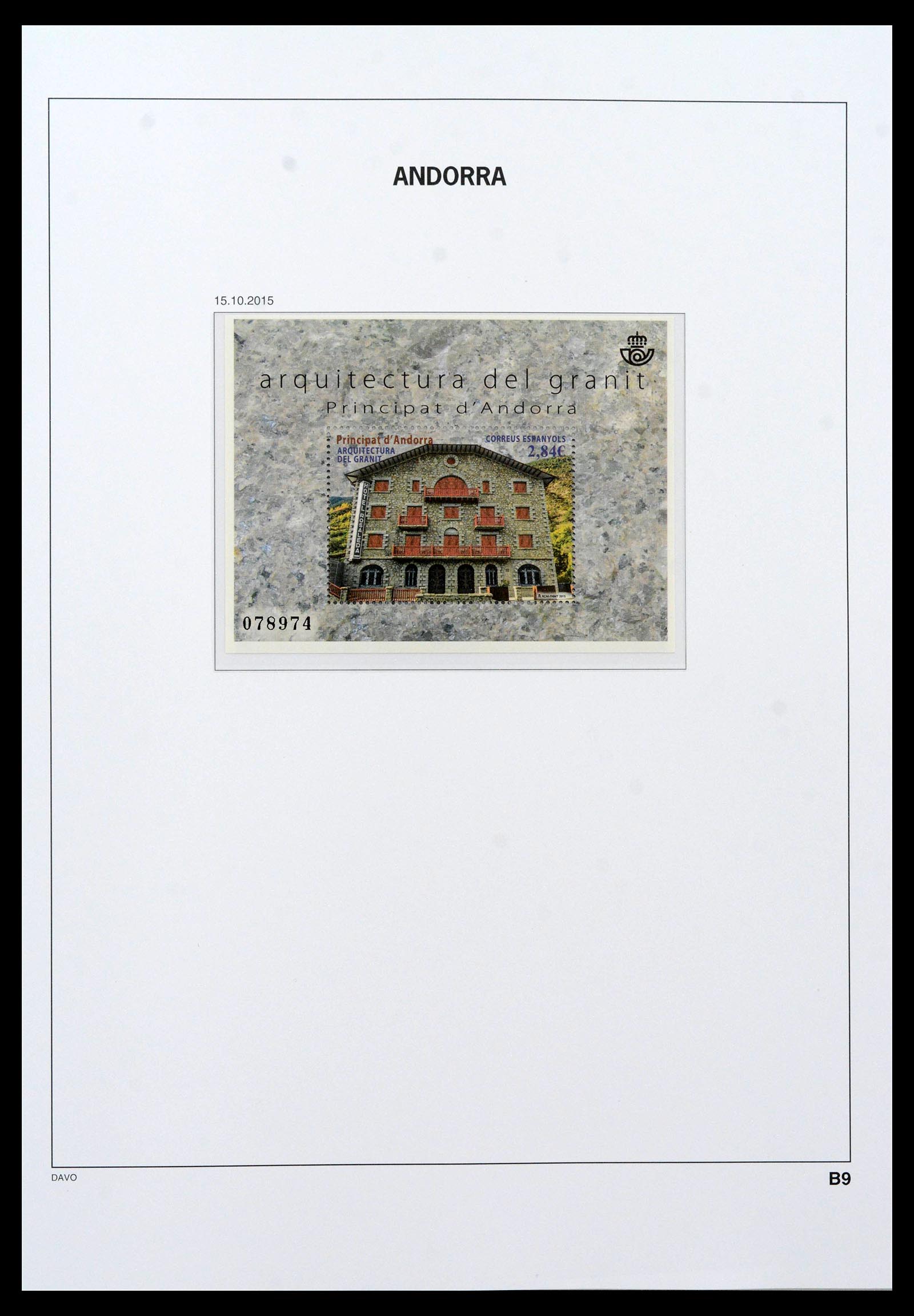 39388 0057 - Postzegelverzameling 39388 Spaans Andorra 1928-2019!