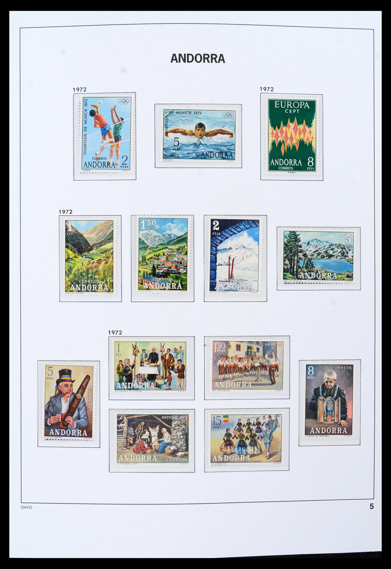 39388 0068 - Postzegelverzameling 39388 Spaans Andorra 1928-2019!