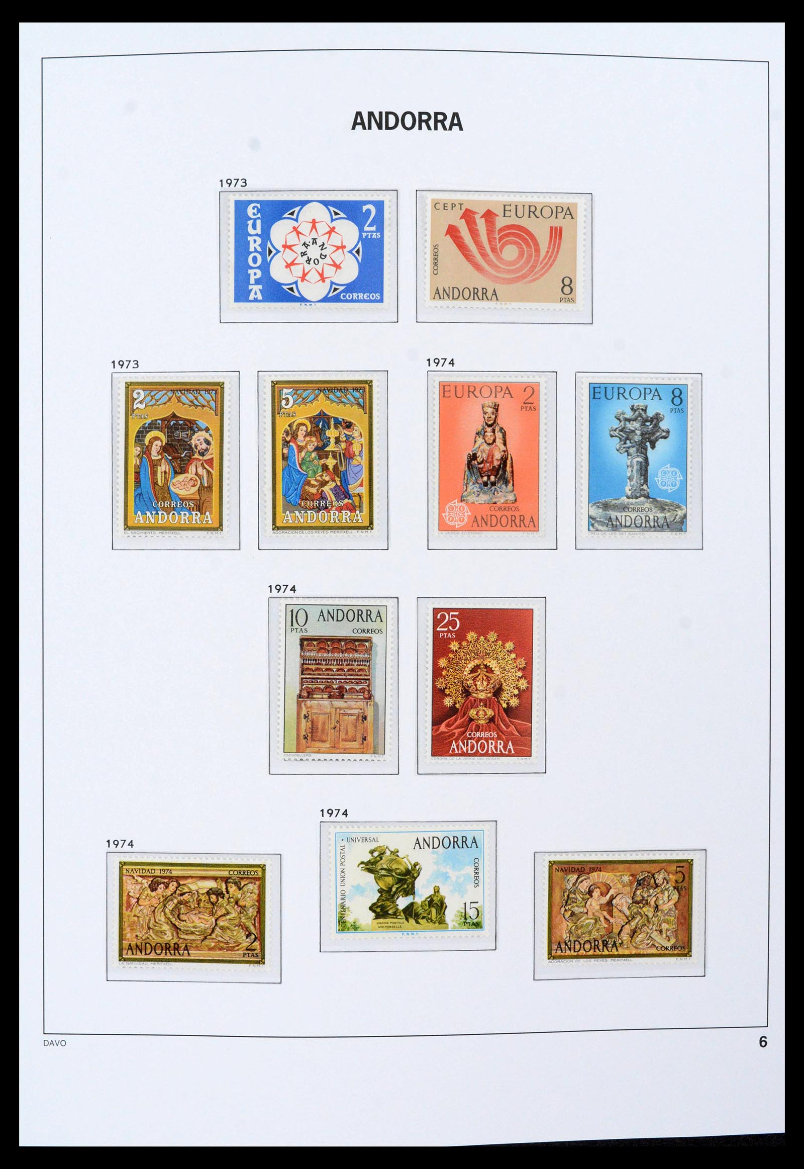 39388 0069 - Postzegelverzameling 39388 Spaans Andorra 1928-2019!