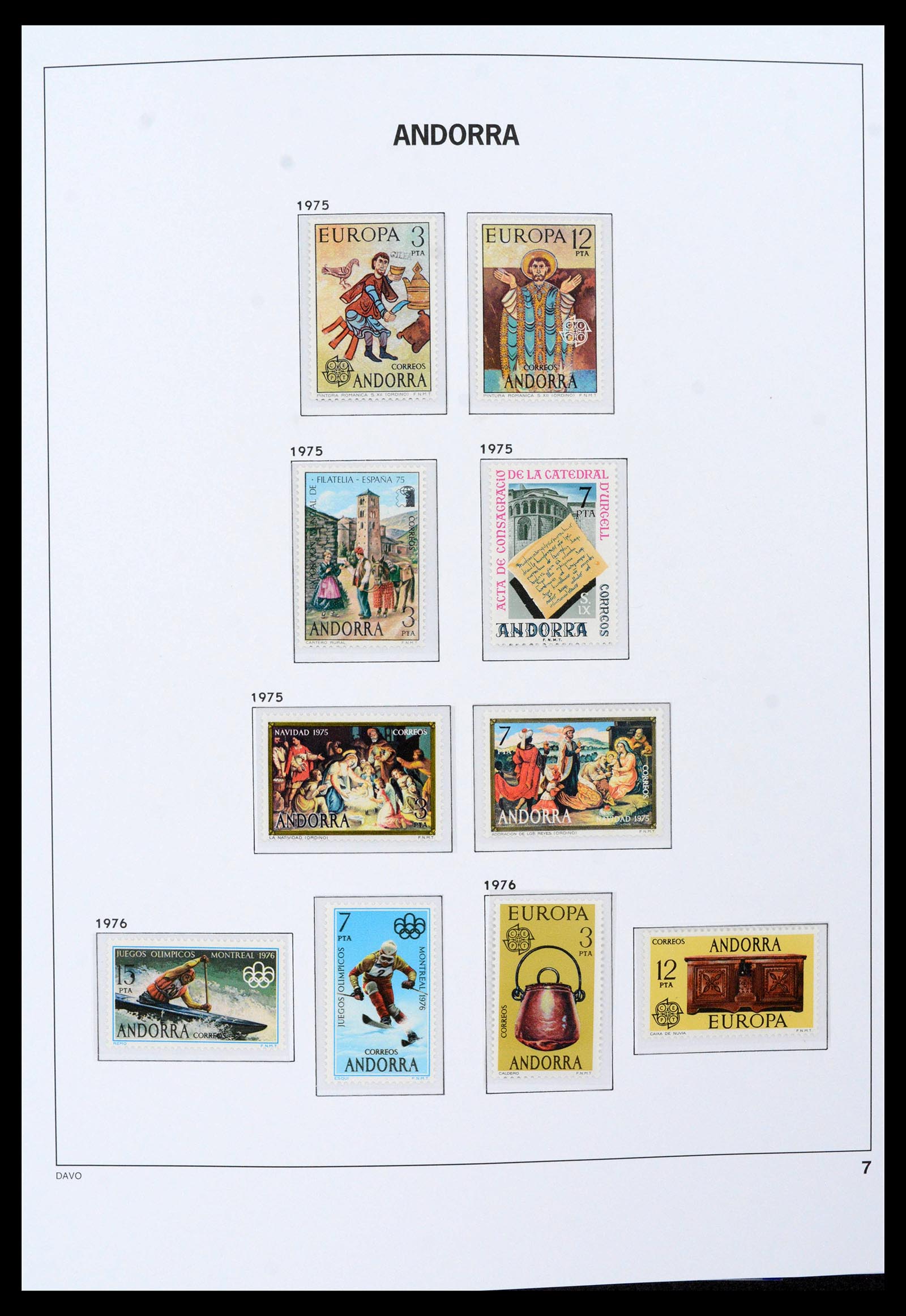 39388 0070 - Postzegelverzameling 39388 Spaans Andorra 1928-2019!