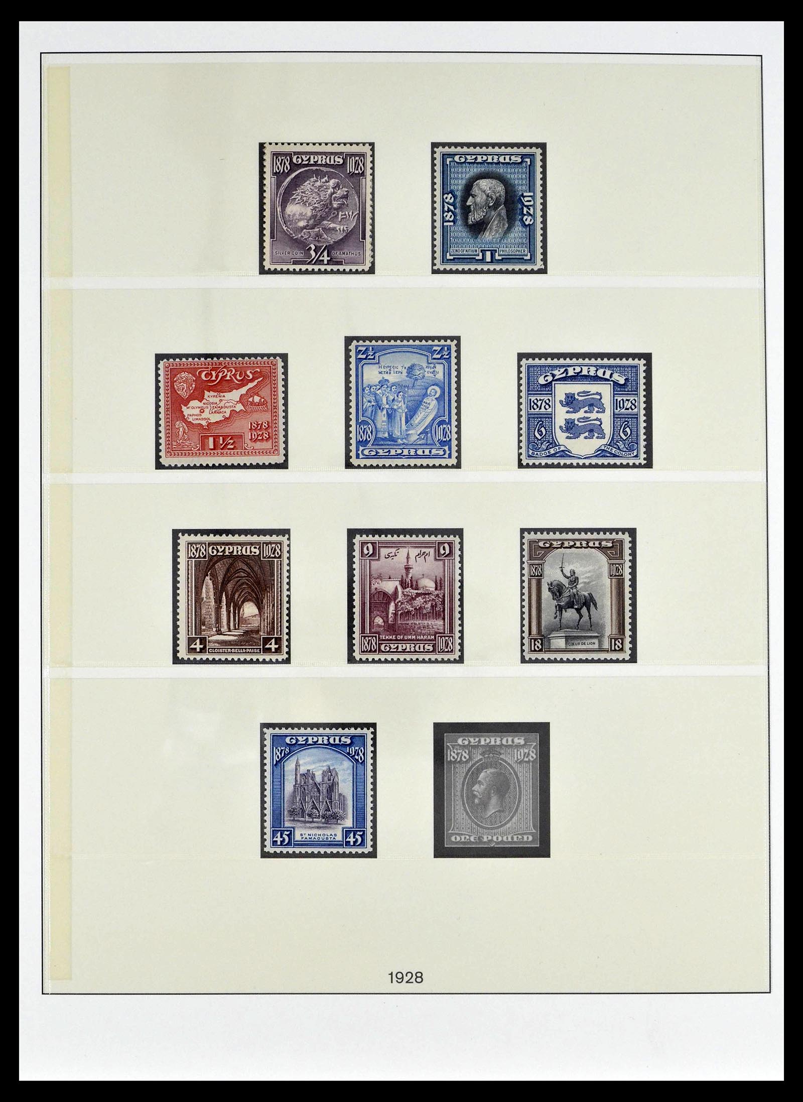 39389 0011 - Postzegelverzameling 39389 Cyprus 1880-1971.