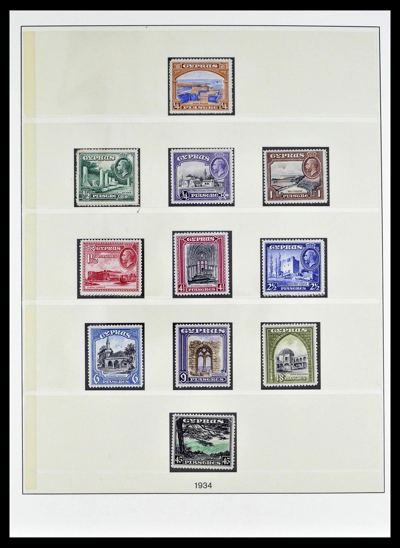 39389 0013 - Postzegelverzameling 39389 Cyprus 1880-1971.
