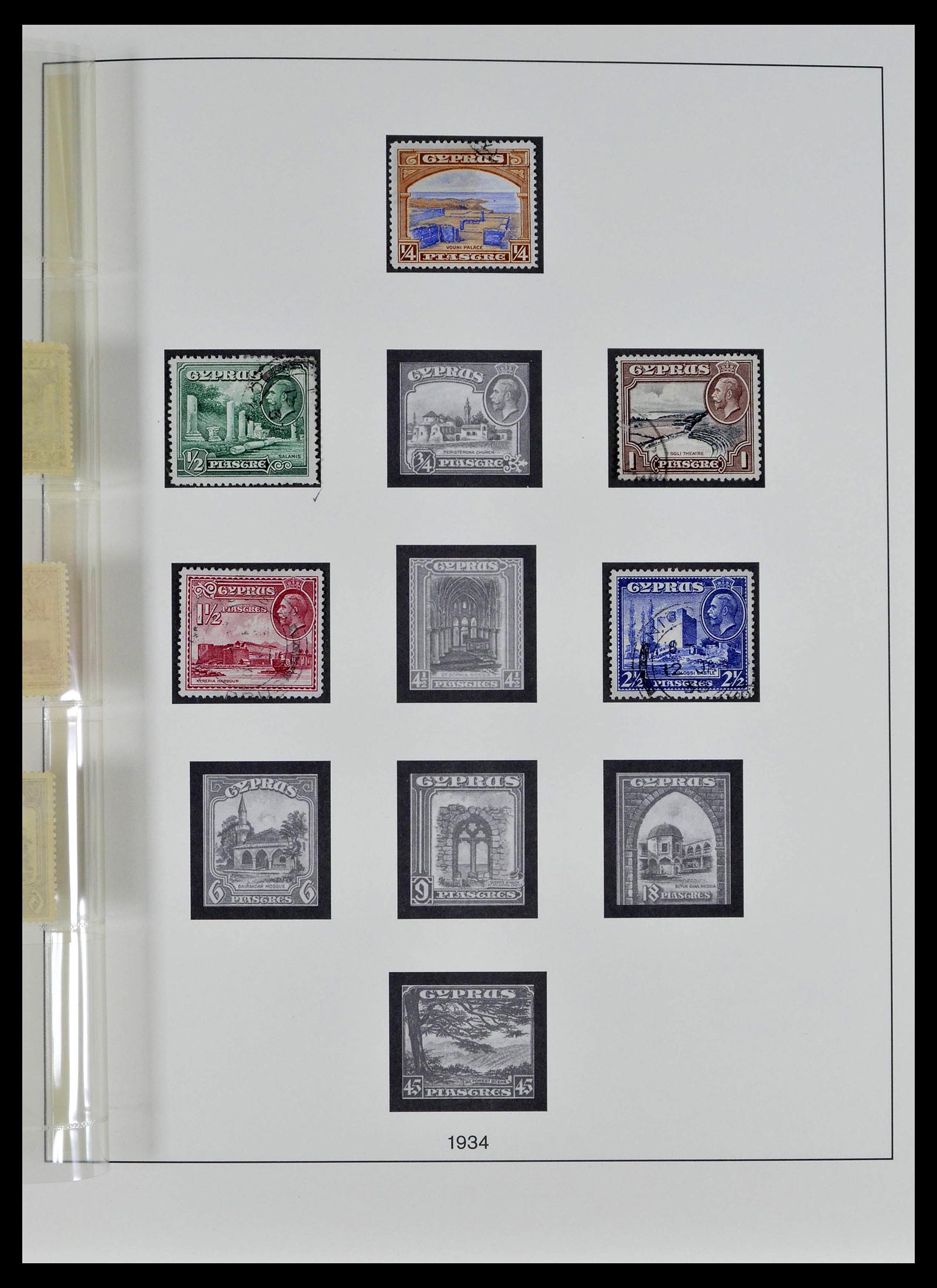 39389 0014 - Postzegelverzameling 39389 Cyprus 1880-1971.