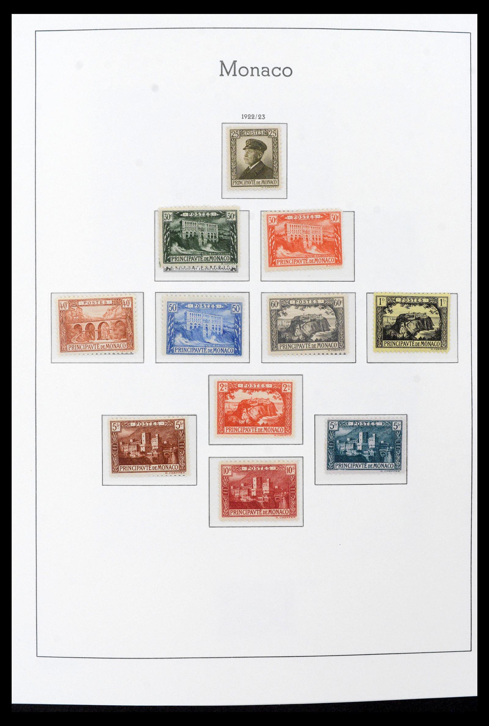 39390 0004 - Stamp collection 39390 Monaco complete 1885-1990.