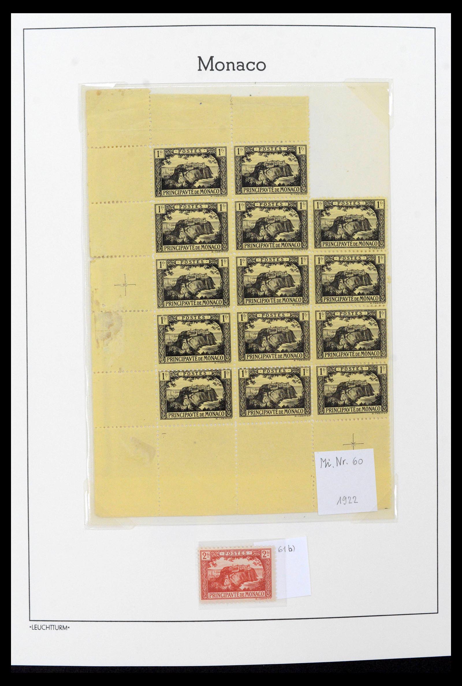 39390 0005 - Postzegelverzameling 39390 Monaco compleet 1885-1990.