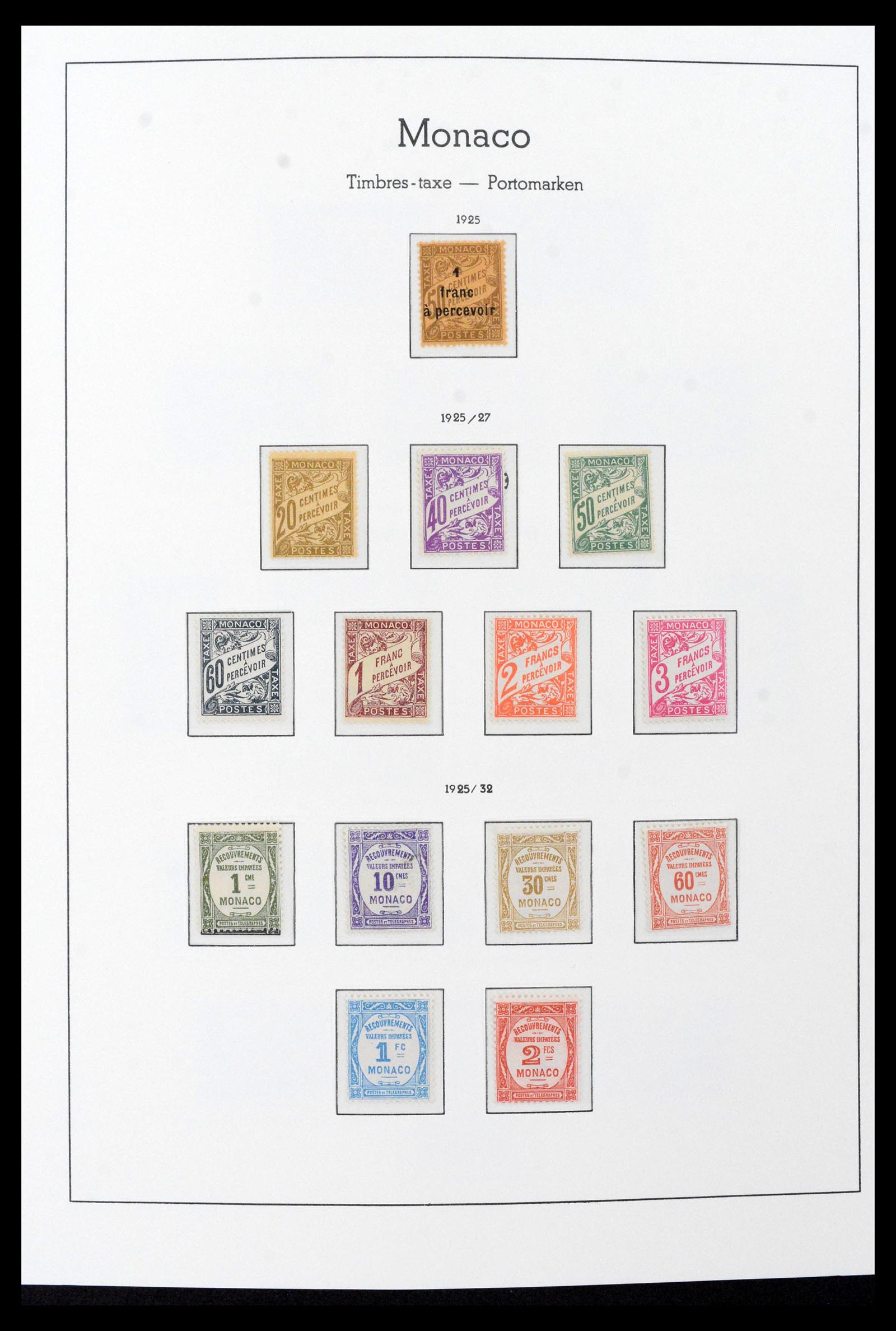 39390 0011 - Stamp collection 39390 Monaco complete 1885-1990.