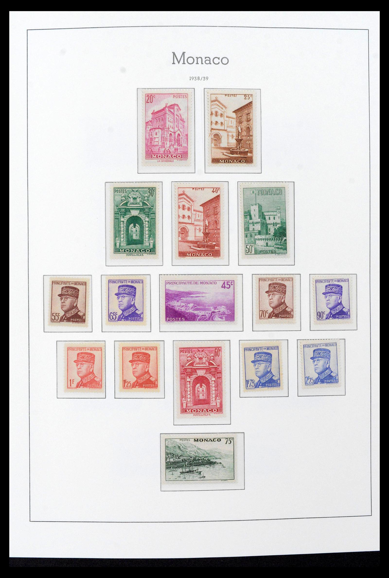 39390 0016 - Stamp collection 39390 Monaco complete 1885-1990.