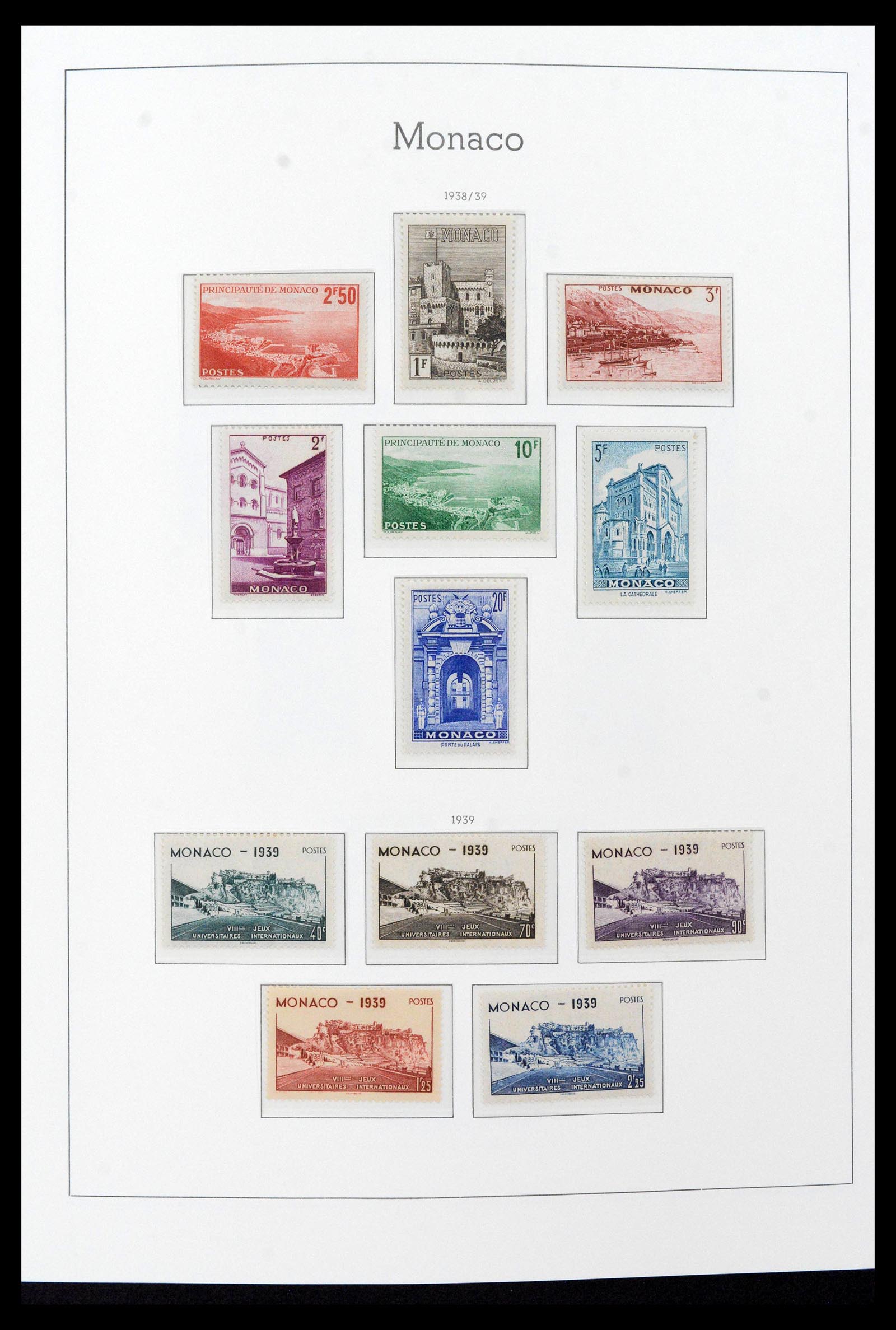 39390 0017 - Stamp collection 39390 Monaco complete 1885-1990.