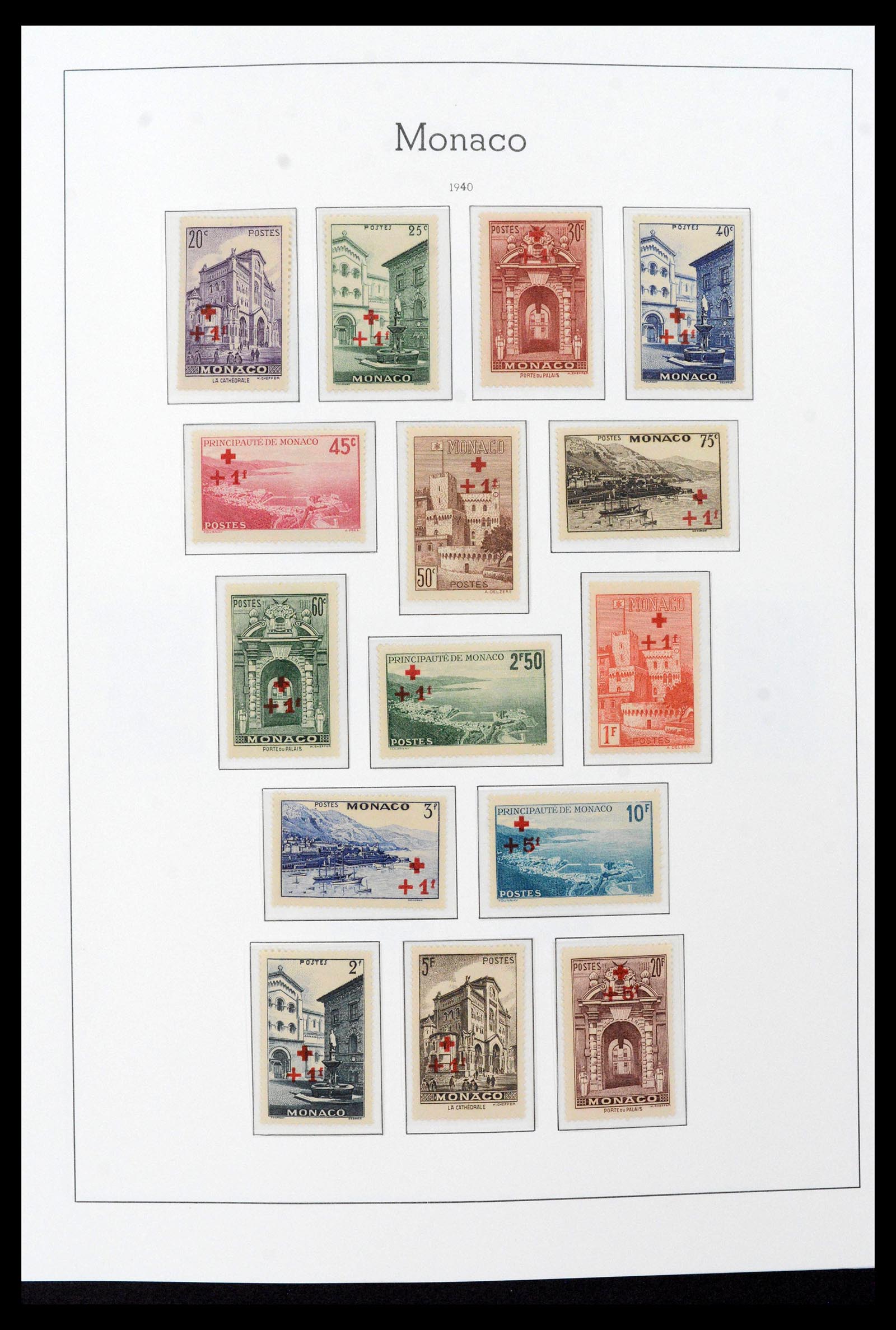 39390 0019 - Stamp collection 39390 Monaco complete 1885-1990.