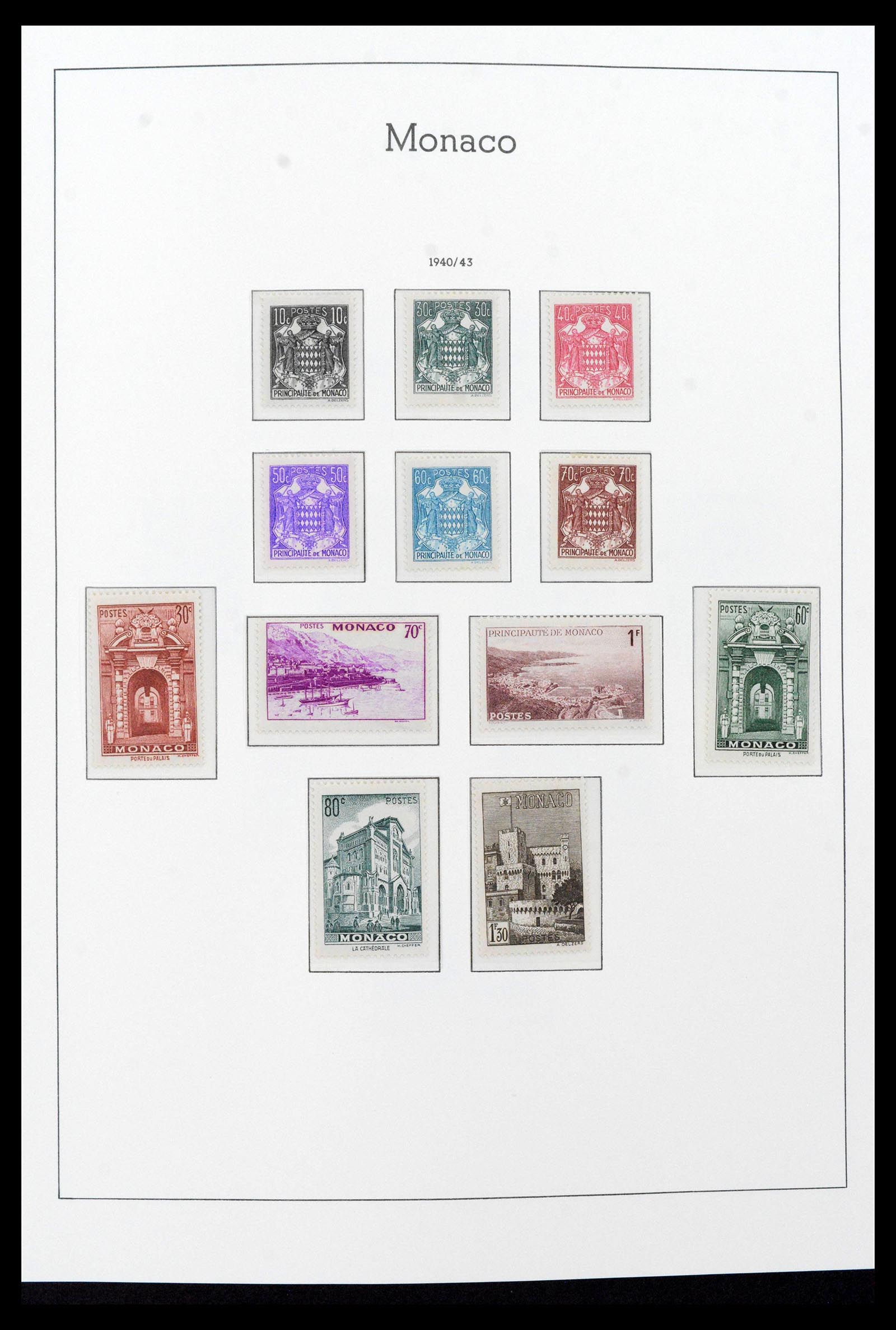 39390 0020 - Stamp collection 39390 Monaco complete 1885-1990.