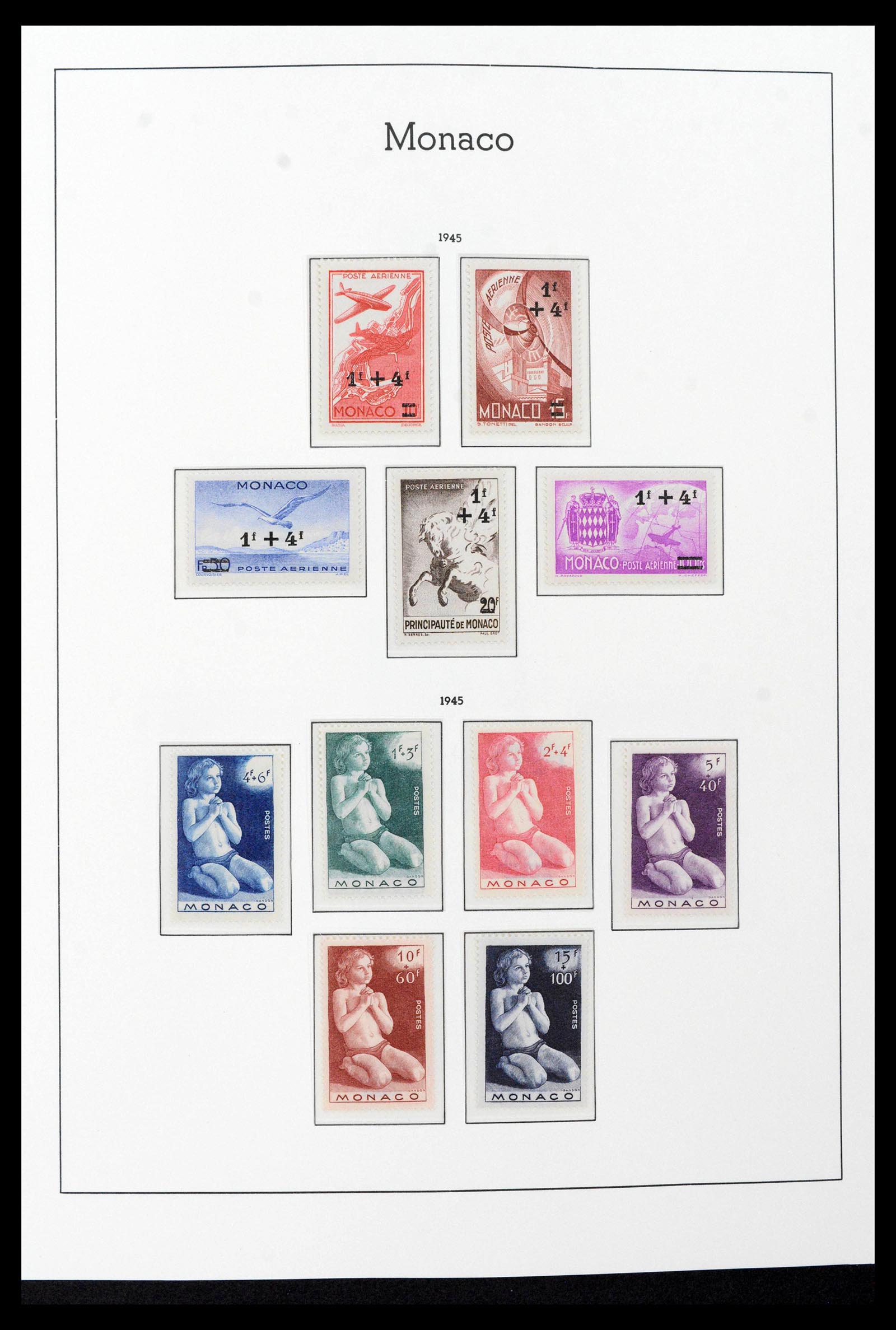 39390 0026 - Stamp collection 39390 Monaco complete 1885-1990.