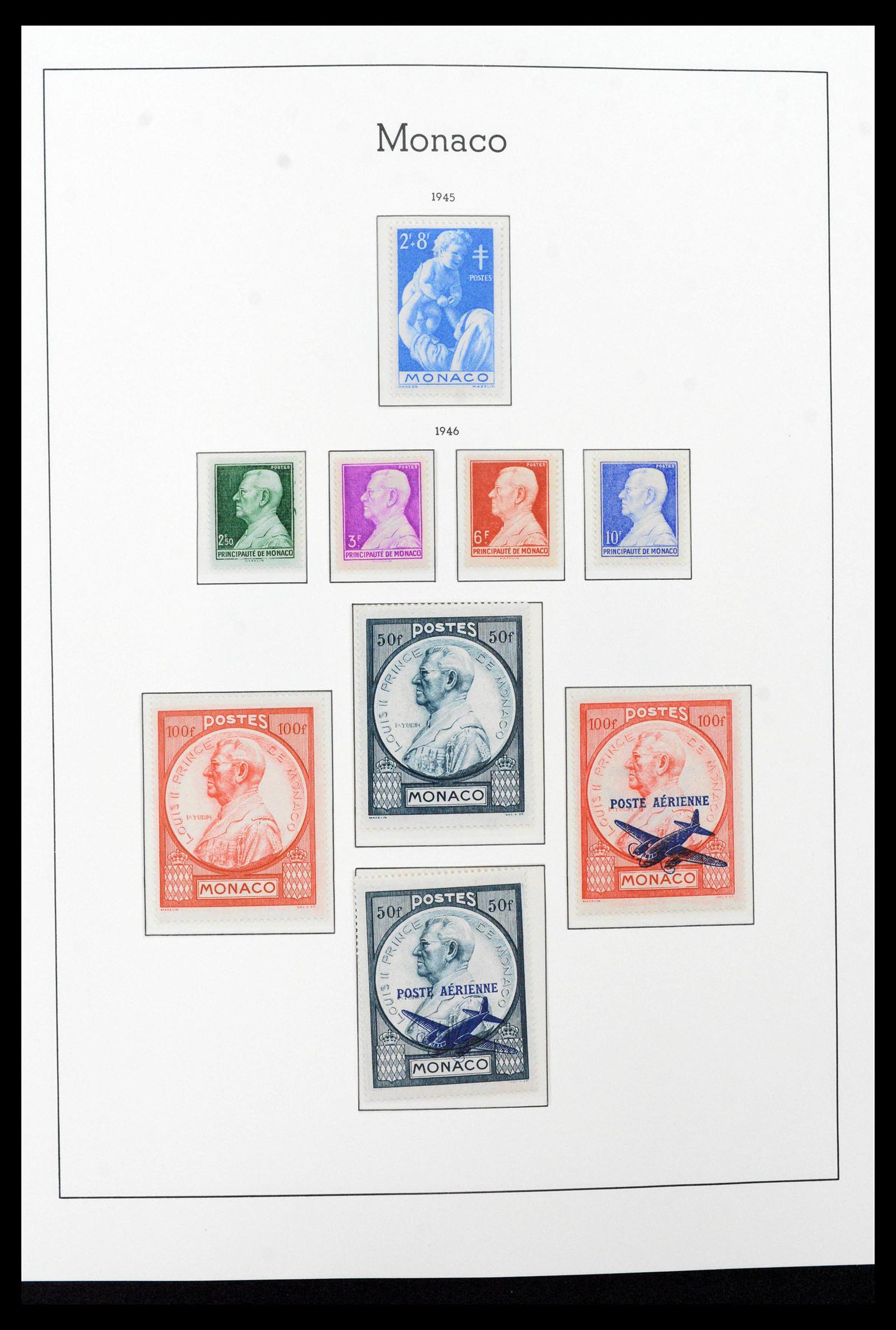 39390 0027 - Stamp collection 39390 Monaco complete 1885-1990.