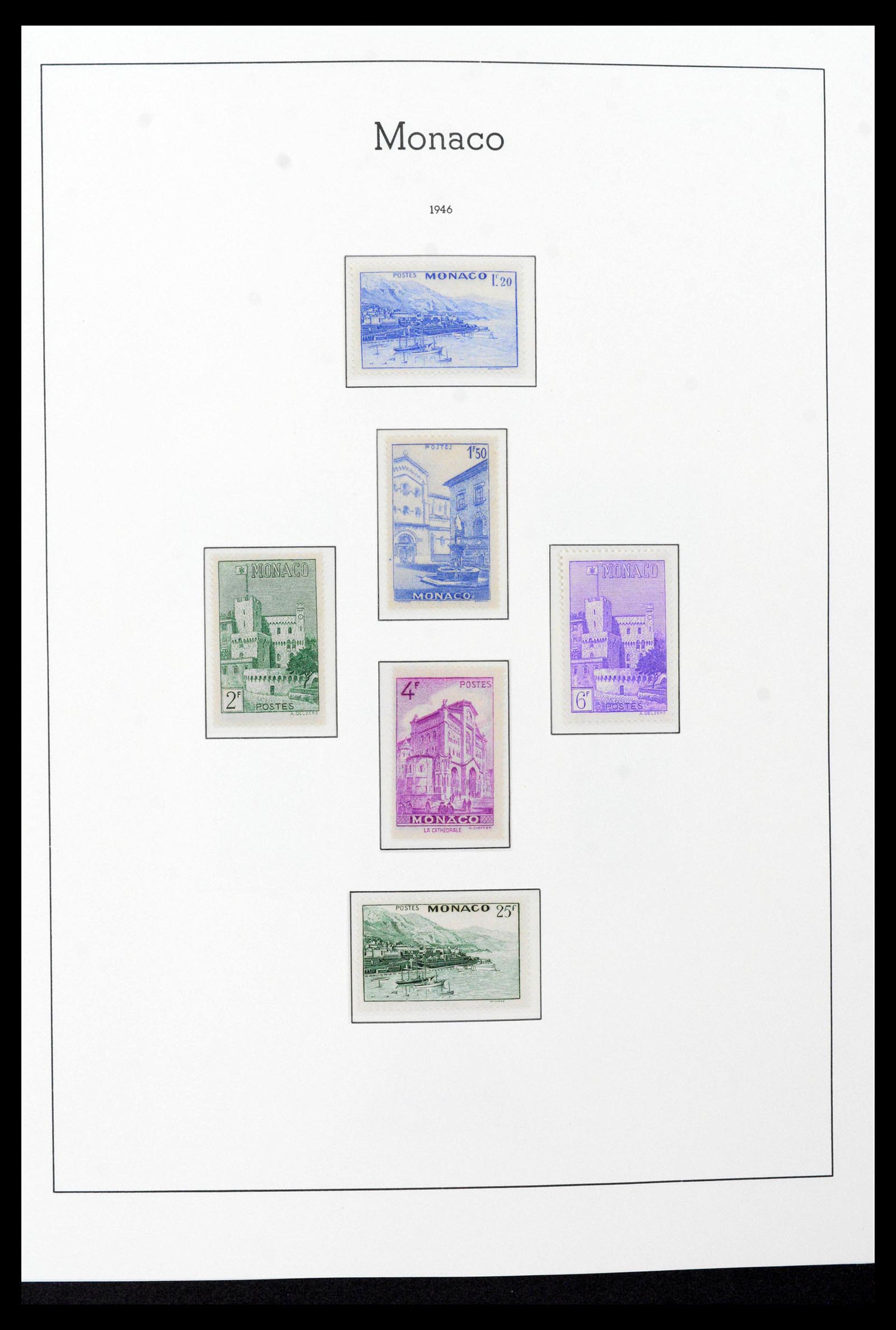 39390 0028 - Stamp collection 39390 Monaco complete 1885-1990.