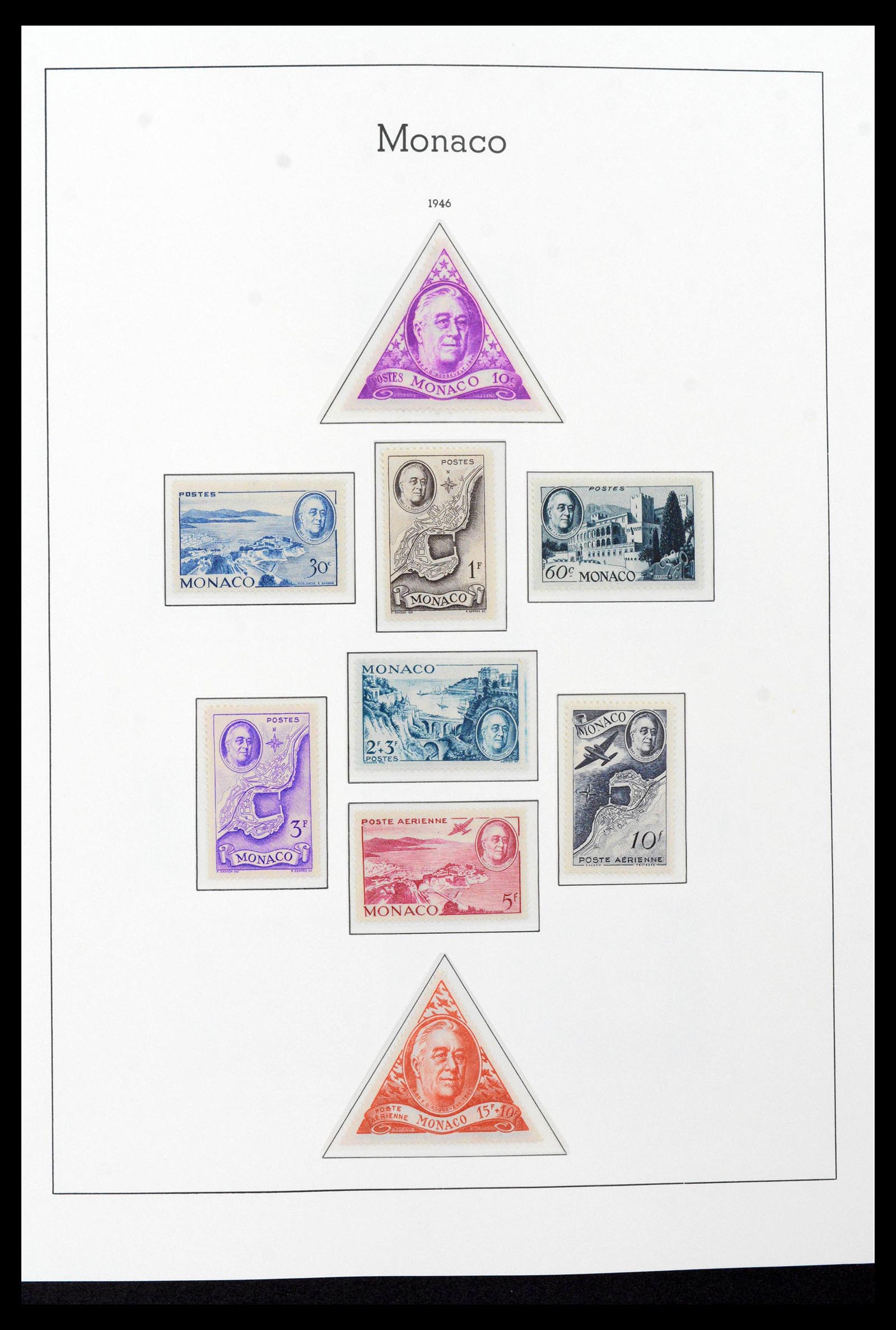 39390 0029 - Stamp collection 39390 Monaco complete 1885-1990.